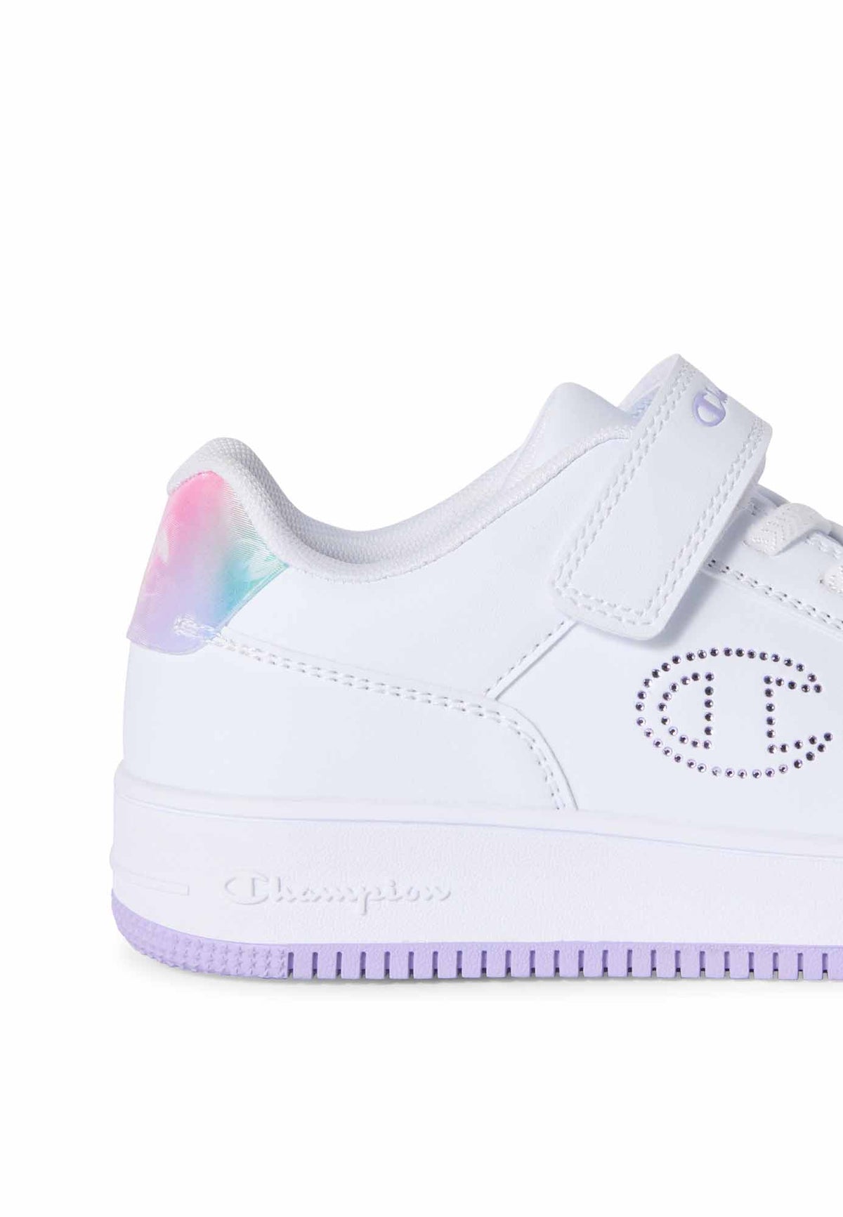 Champion RD18 low sneakers ps da bambino/a bianco lilla