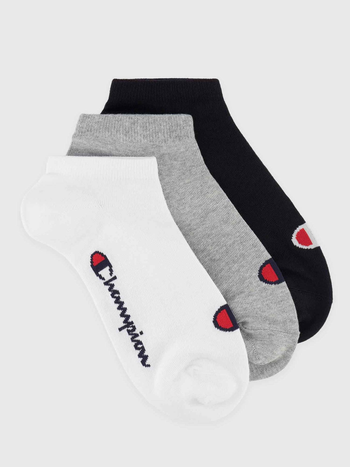 CHAMPION CALZE 3 PZ MODELLO ALLA CAVIGLIA - ASSORTITO