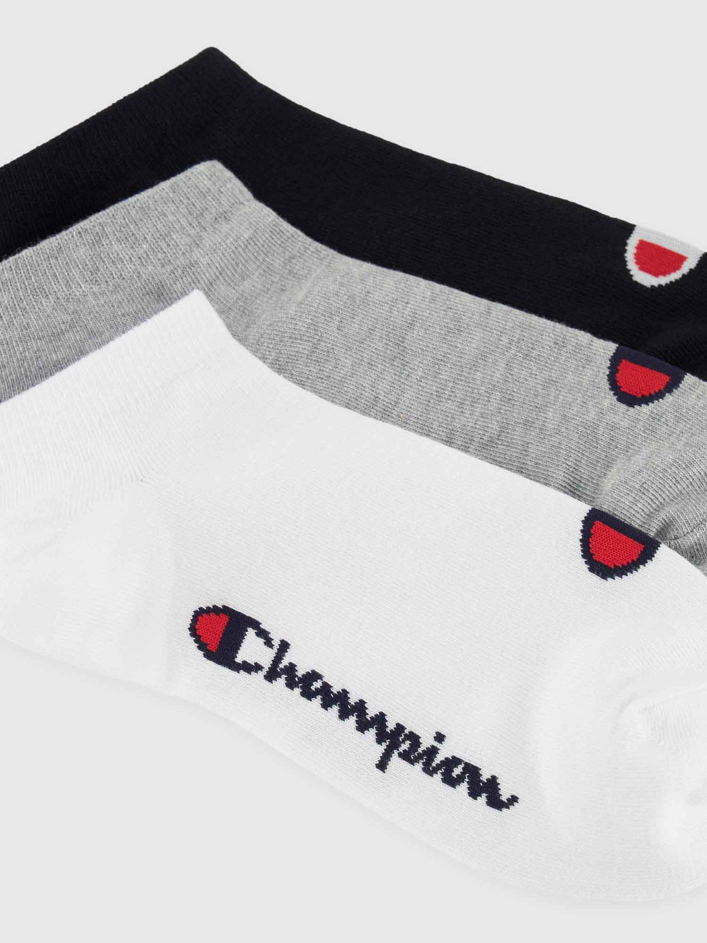 CHAMPION CALZE 3 PZ MODELLO ALLA CAVIGLIA - ASSORTITO