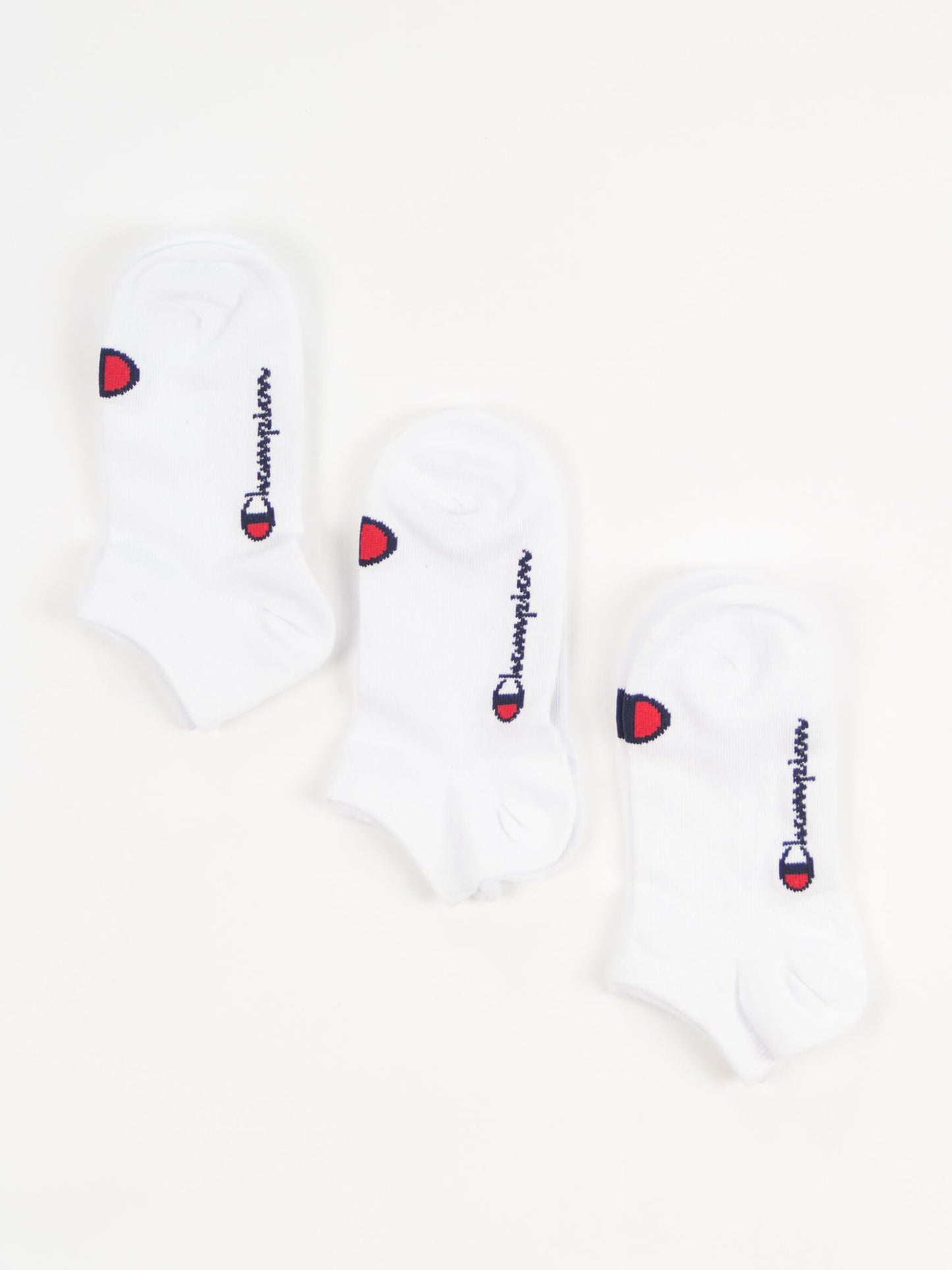 CHAMPION CALZE 3 PZ MODELLO ALLA CAVIGLIA BIANCO
