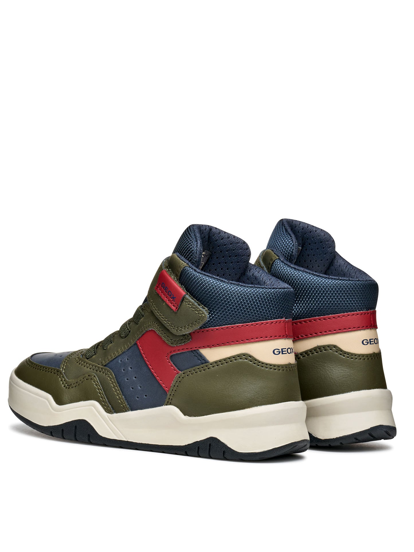 SNEAKERS PERTH ALTE GEOX DA BAMBINO VERDE MILITARE