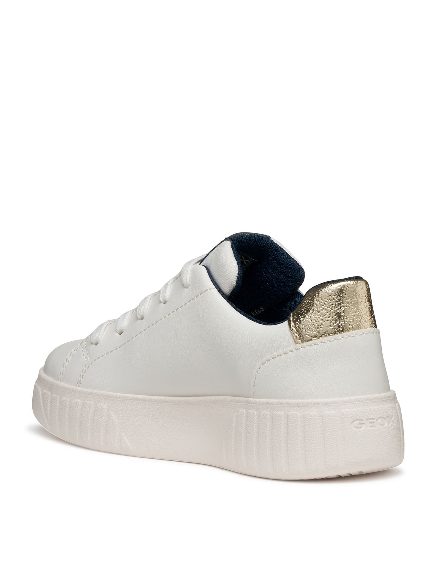 SNEAKERS MIKIROSHI GEOXDA BAMBINA BIANCO-ORO