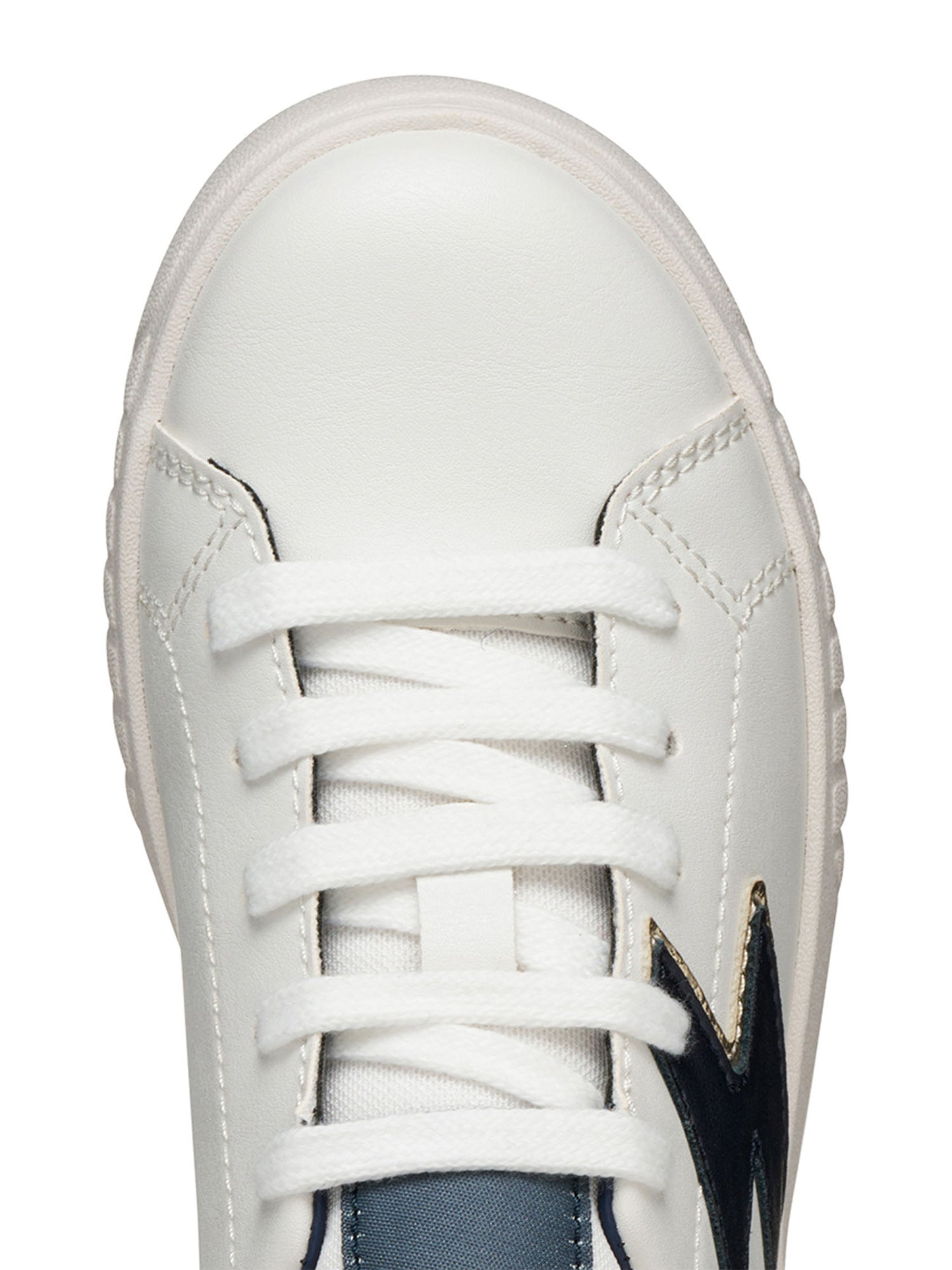 SNEAKERS MIKIROSHI GEOXDA BAMBINA BIANCO-ORO