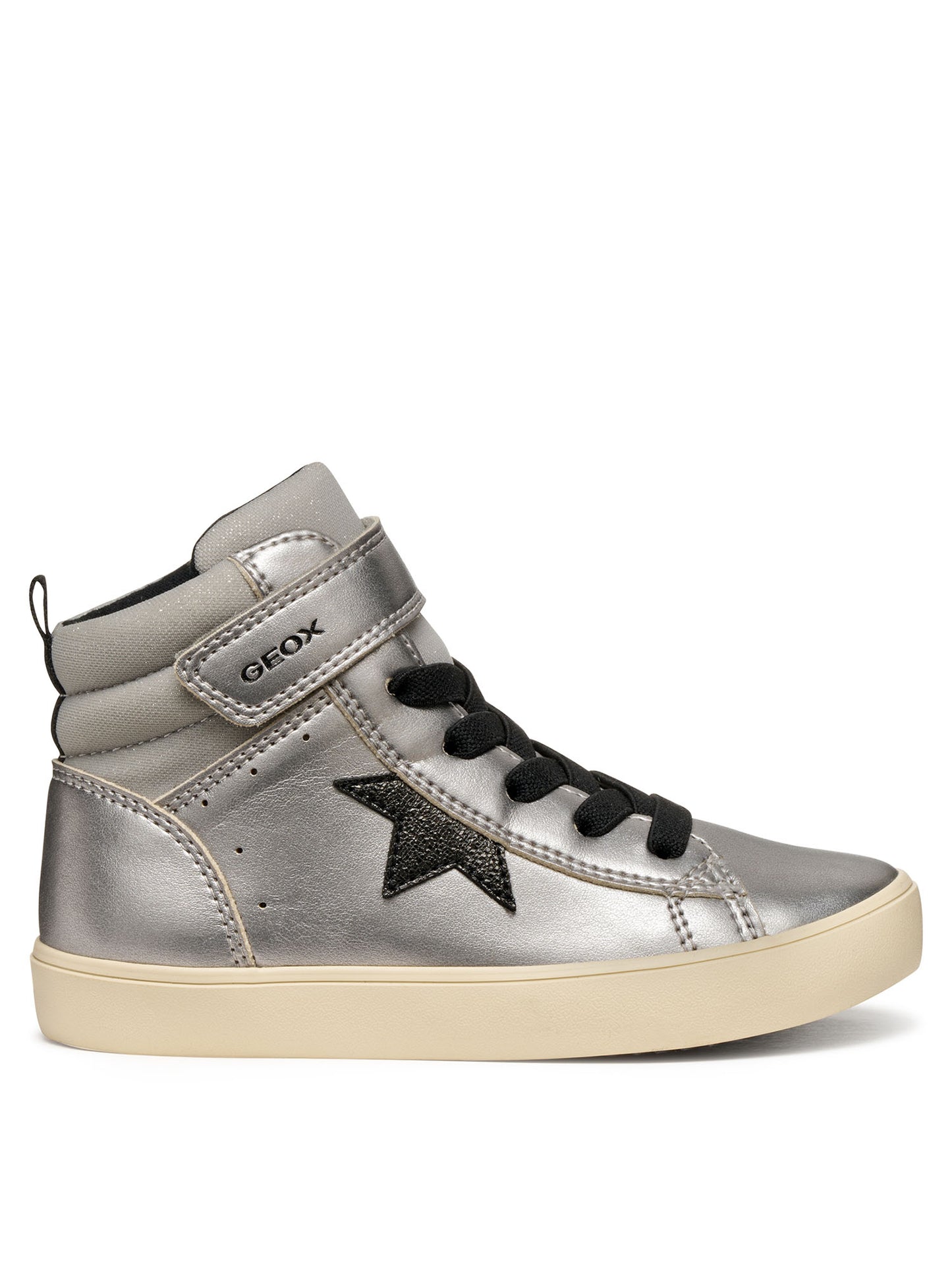 SCARPA CON STRAP GISLI GEOX DA BAMBINA ARGENTO