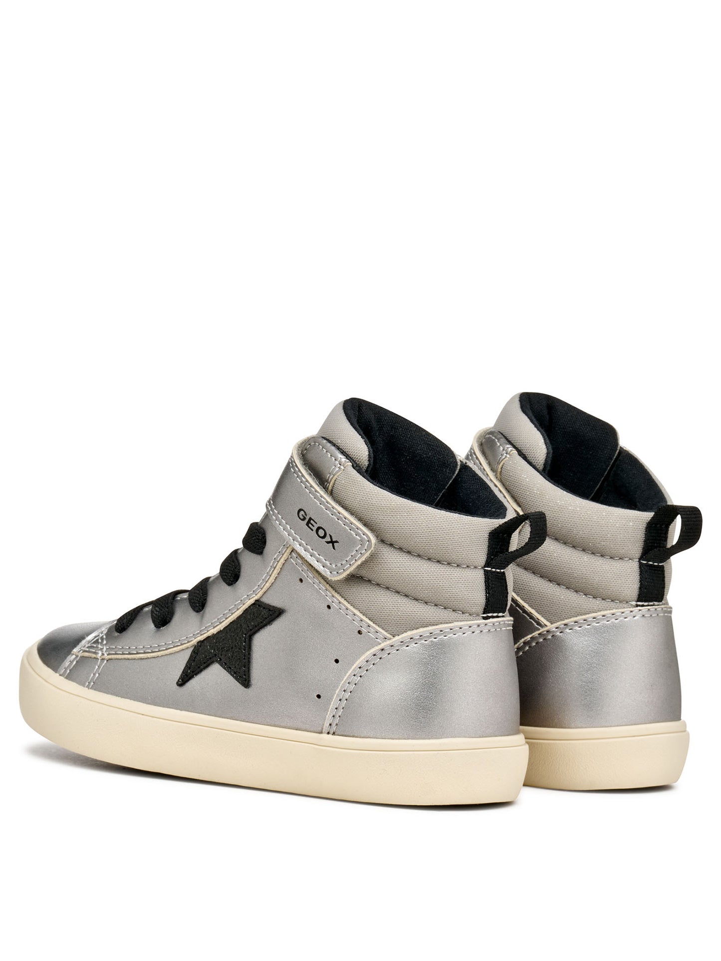 SCARPA CON STRAP GISLI GEOX DA BAMBINA ARGENTO
