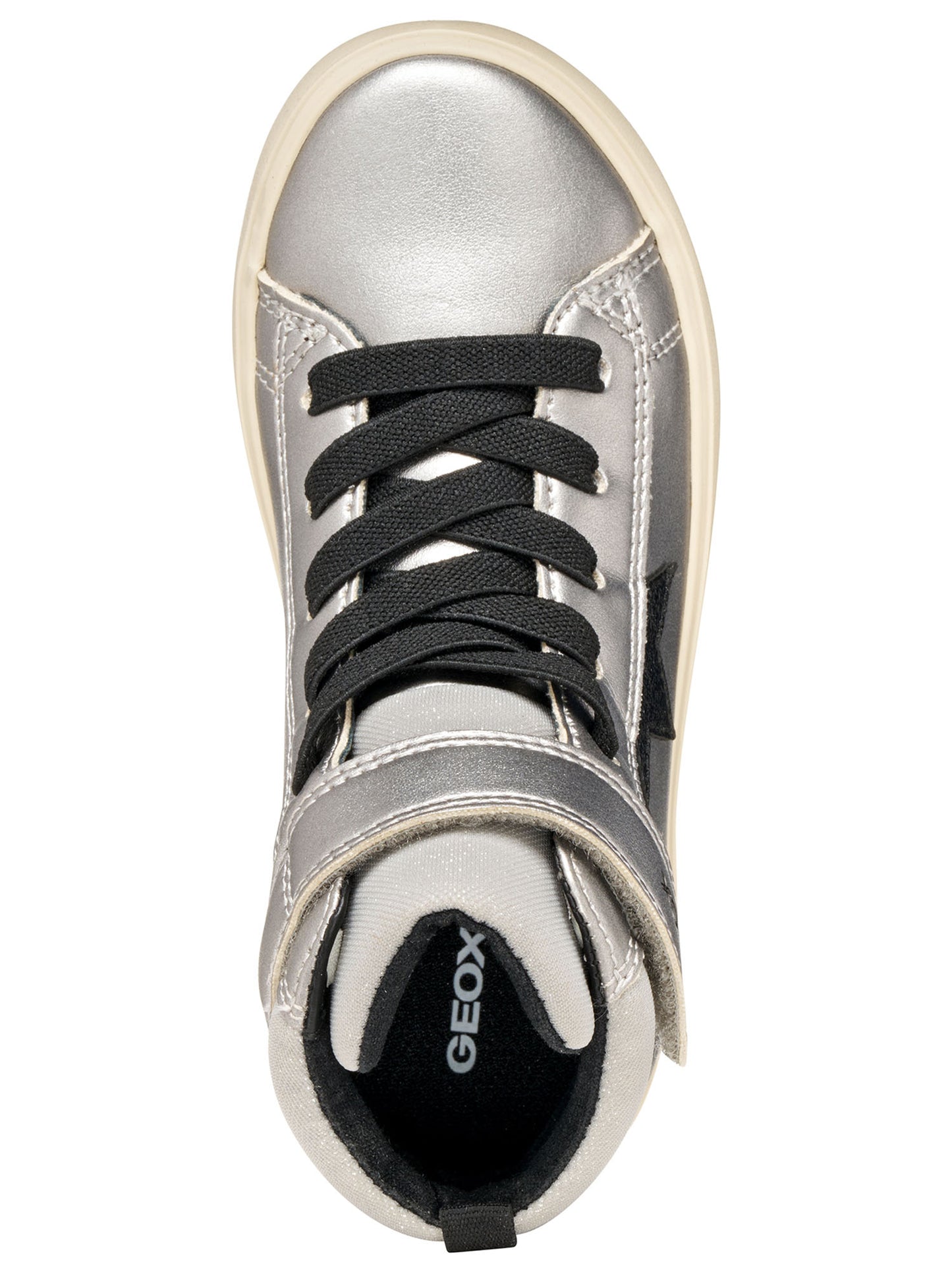 SCARPA CON STRAP GISLI GEOX DA BAMBINA ARGENTO