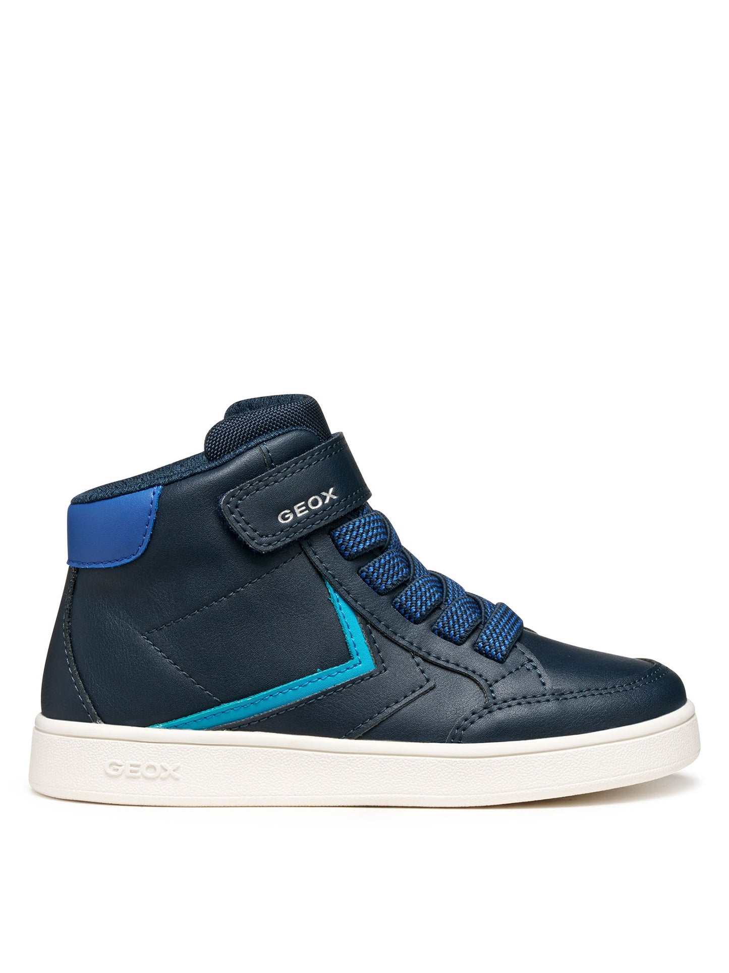 SNEAKERS CON STARP ECLYPER GEOX BAMBINO BLU