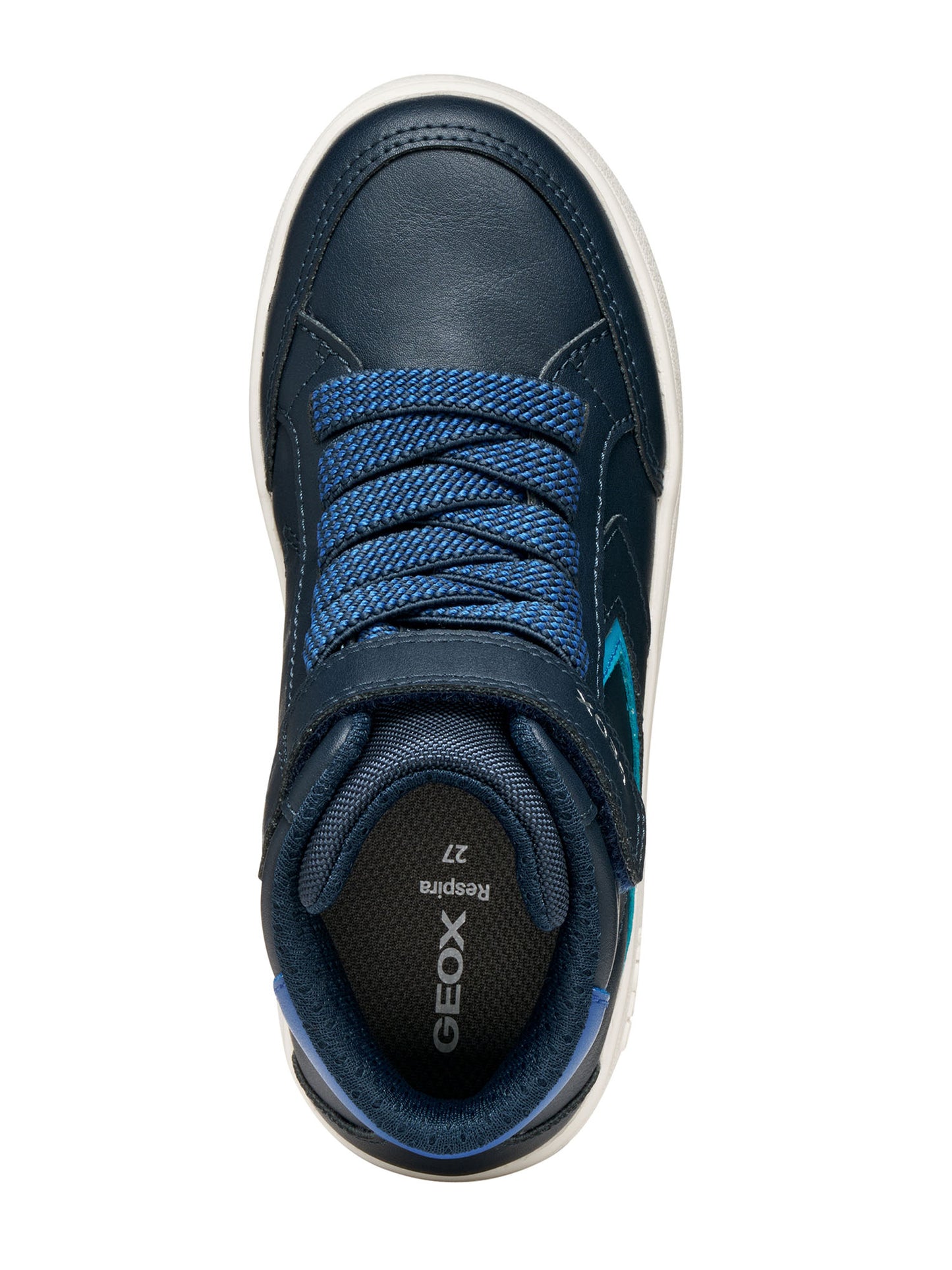 SNEAKERS CON STARP ECLYPER GEOX BAMBINO BLU