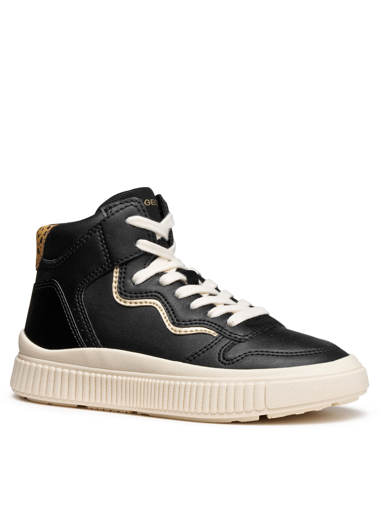 SNEAKERS LAQUINNY GEOX DA BAMBINA NERO