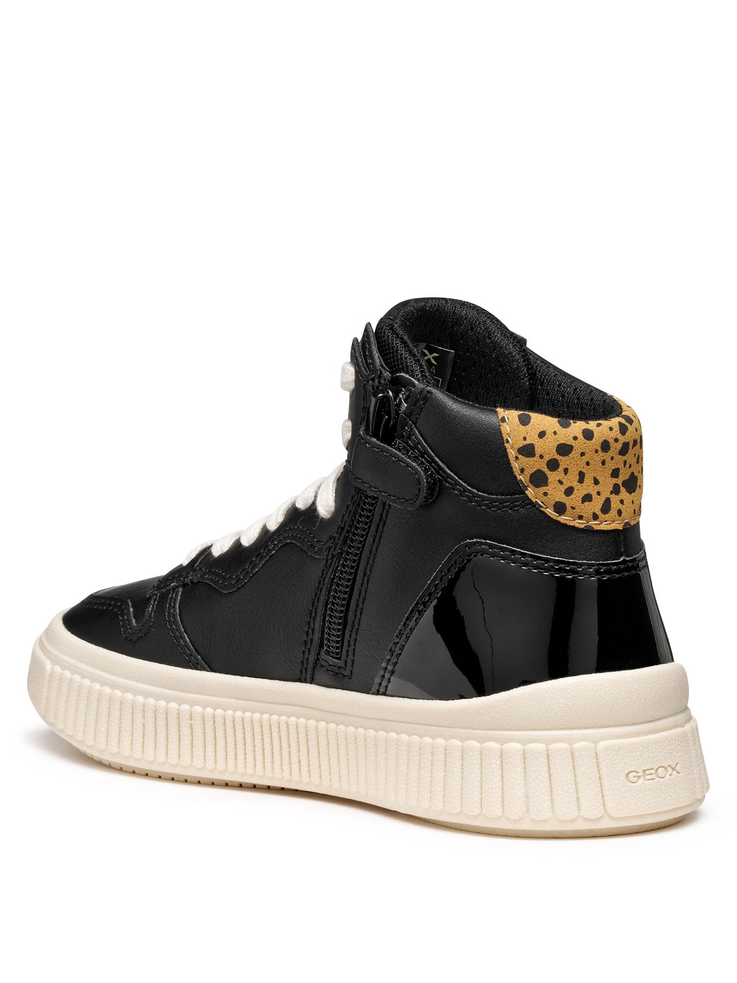 SNEAKERS LAQUINNY GEOX DA BAMBINA NERO