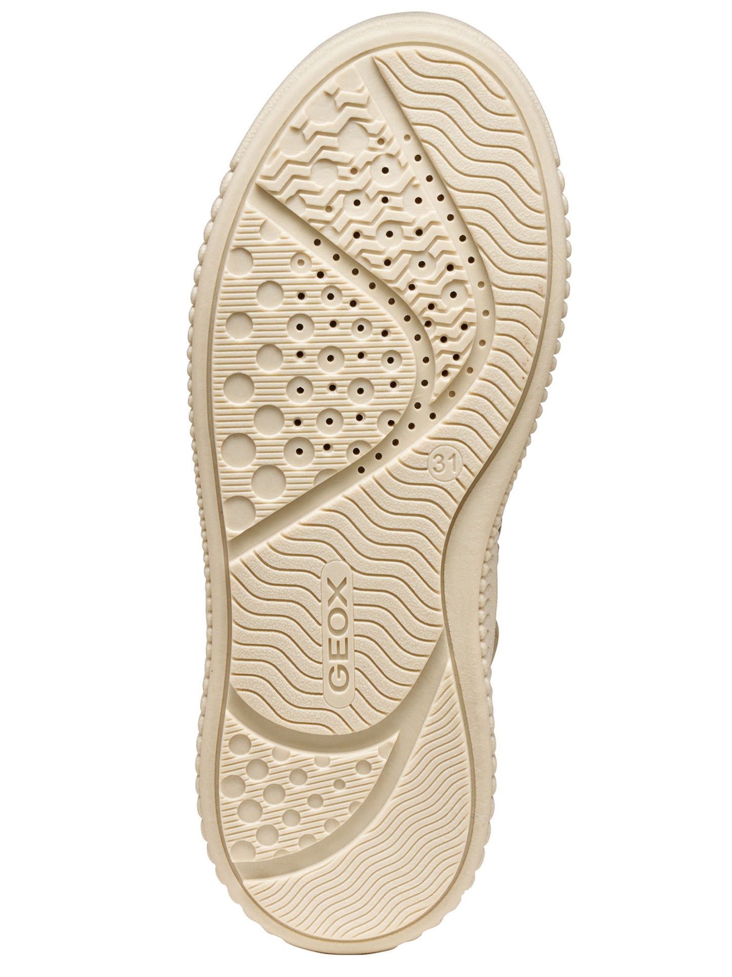 SNEAKERS LAQUINNY GEOX DA BAMBINA PLATINO