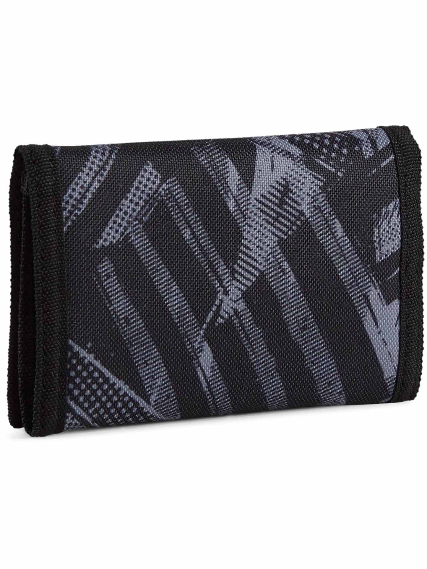 Portafoglio nero unisex Puma, pratico e compatto per uso sportivo