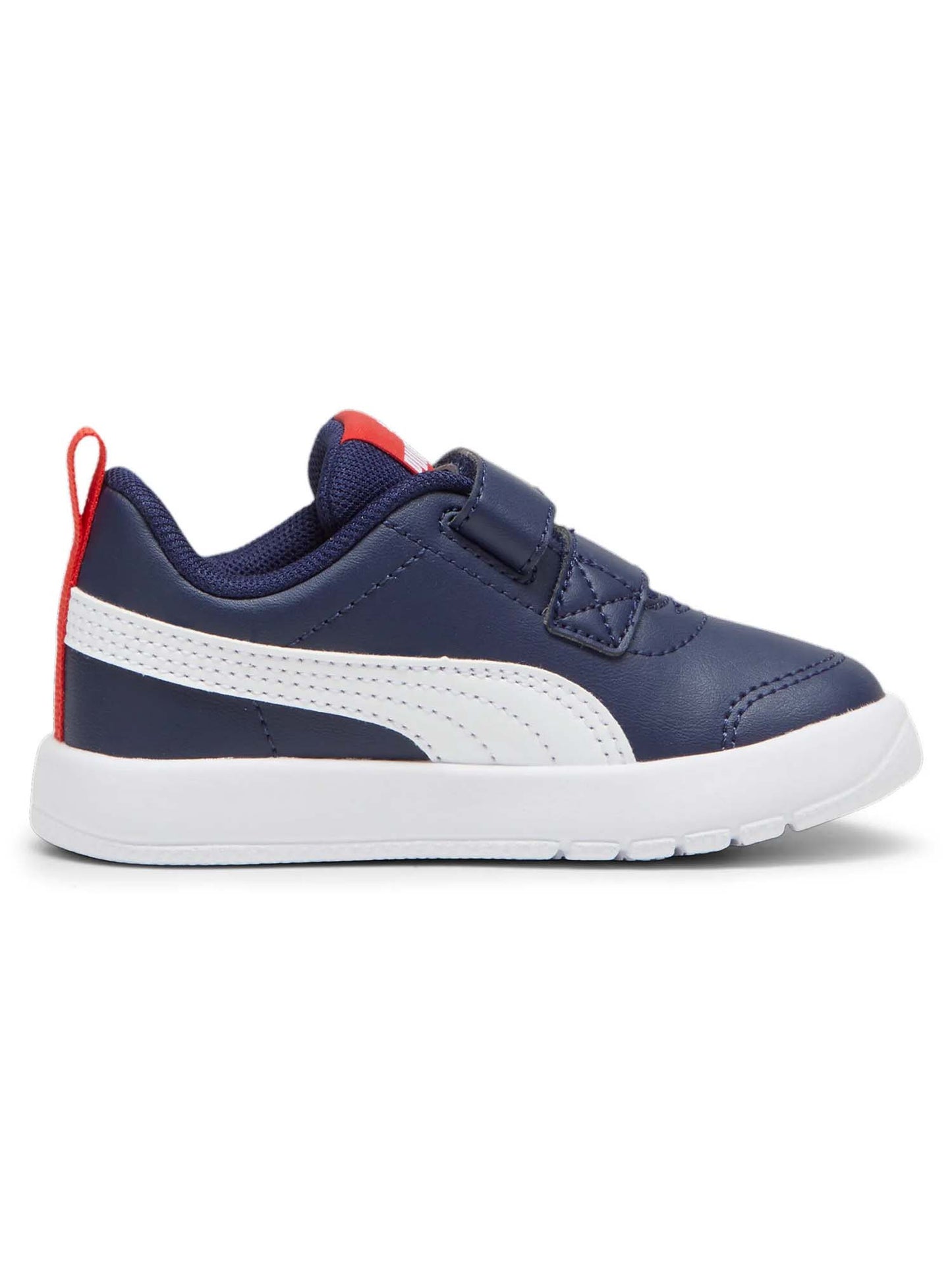 SNEAKERS CON STRAP COURTFLEX V3 PUMA BAMBINO BLU