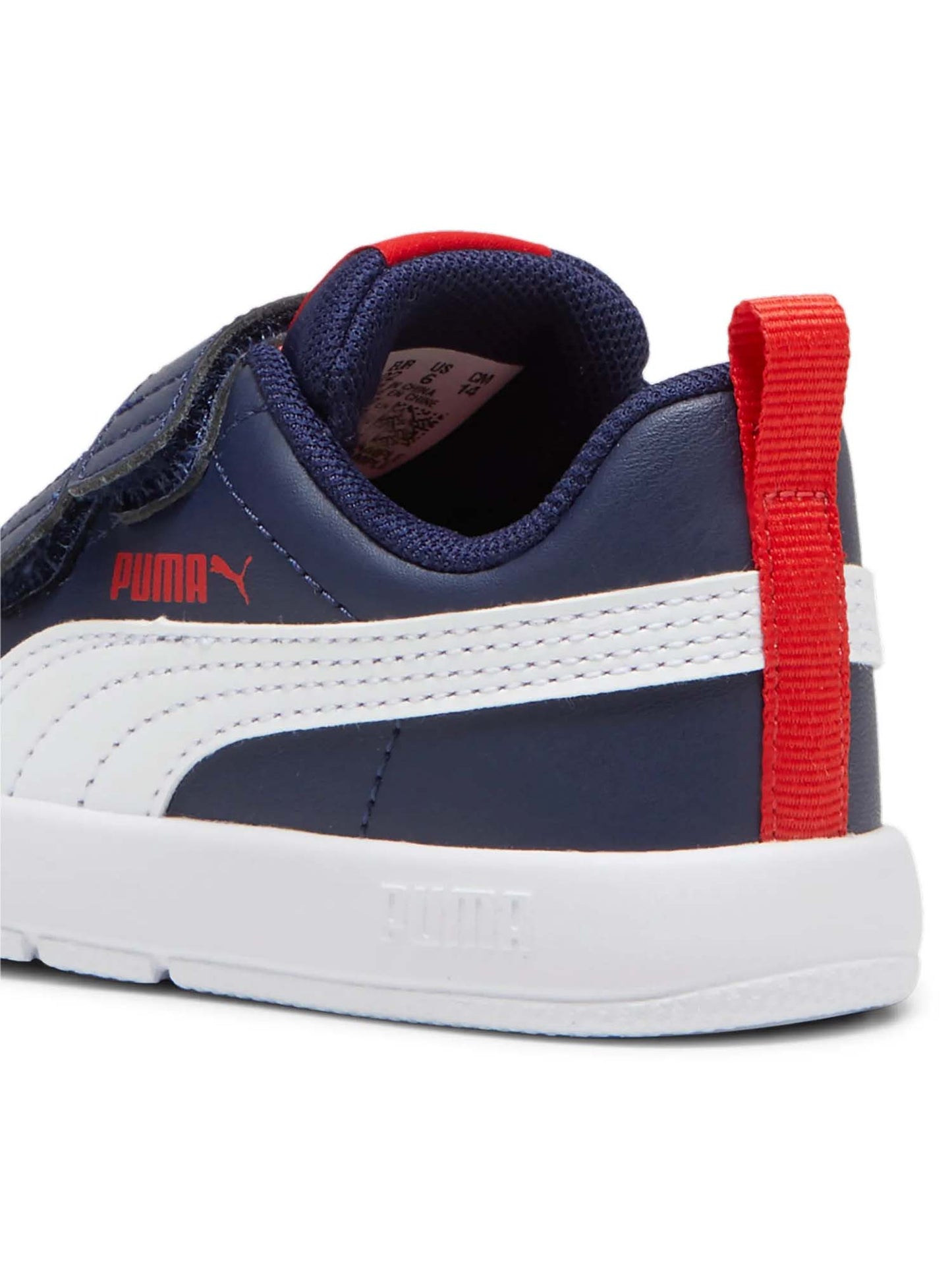 SNEAKERS CON STRAP COURTFLEX V3 PUMA BAMBINO BLU