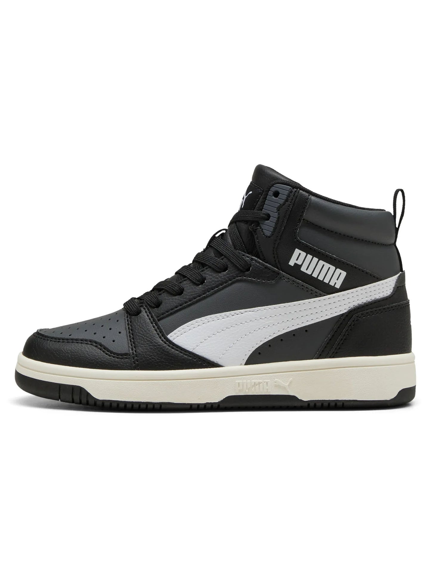 SNEAKERS REBOUND V6 MID PUMA DA RAGAZZI NERO