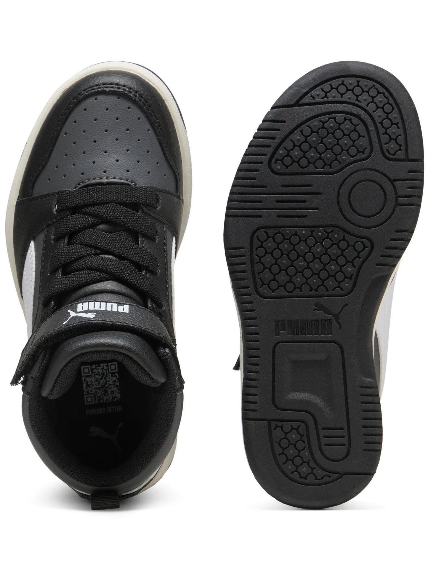 SNEAKERS REBOUND V6 MID PUMA DA BAMBINI NERO
