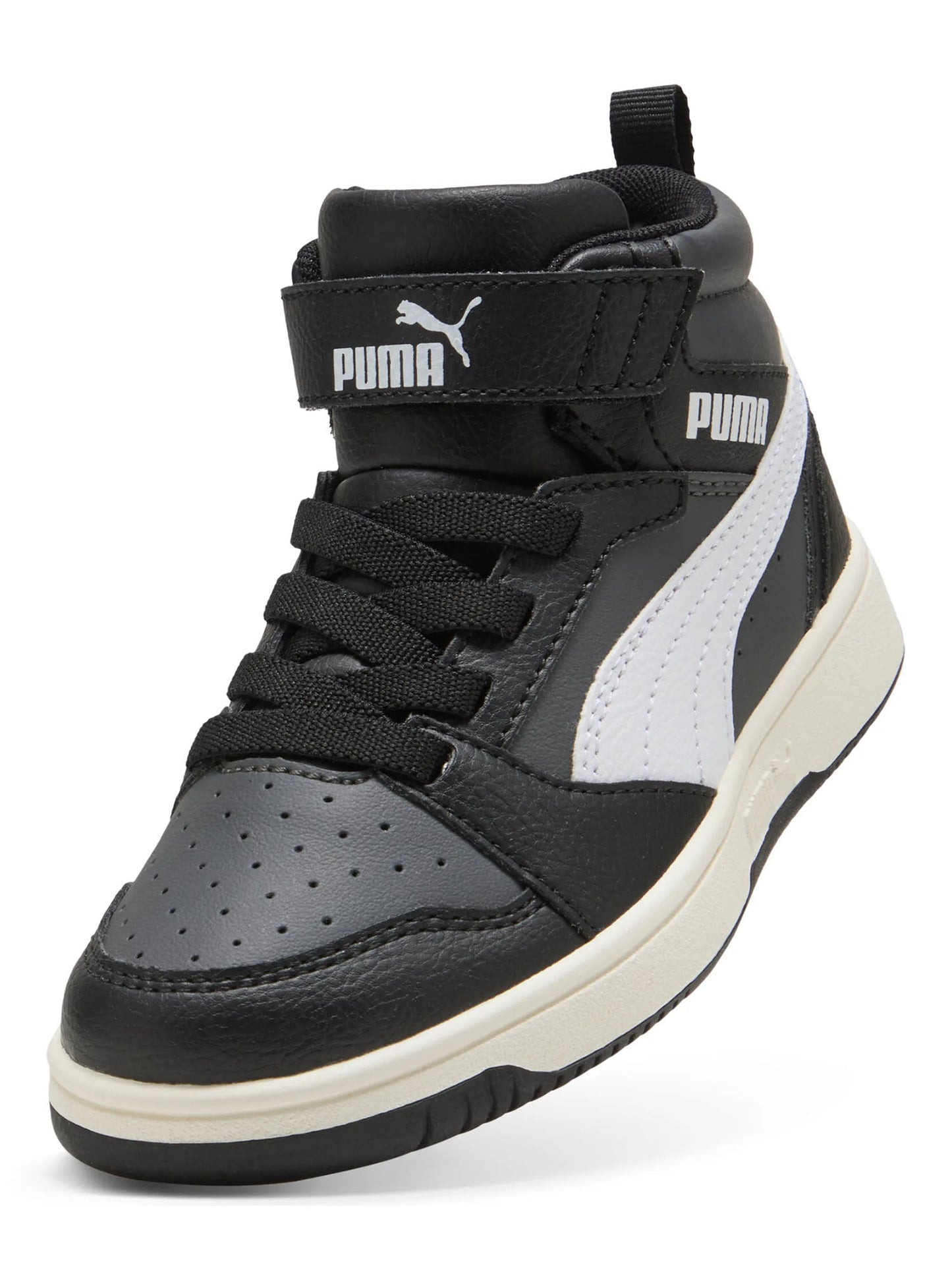SNEAKERS REBOUND V6 MID PUMA DA BAMBINI NERO