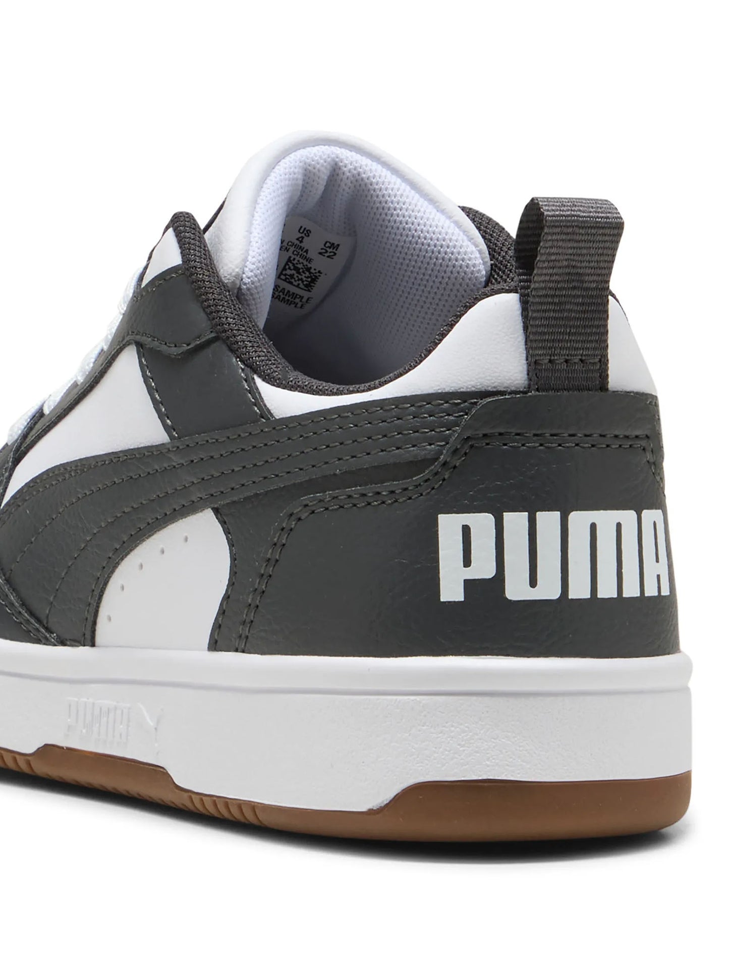SNEAKERS BASSE REBOUND V6 PUMA DA RAGAZZI BIANCO GRIGIO