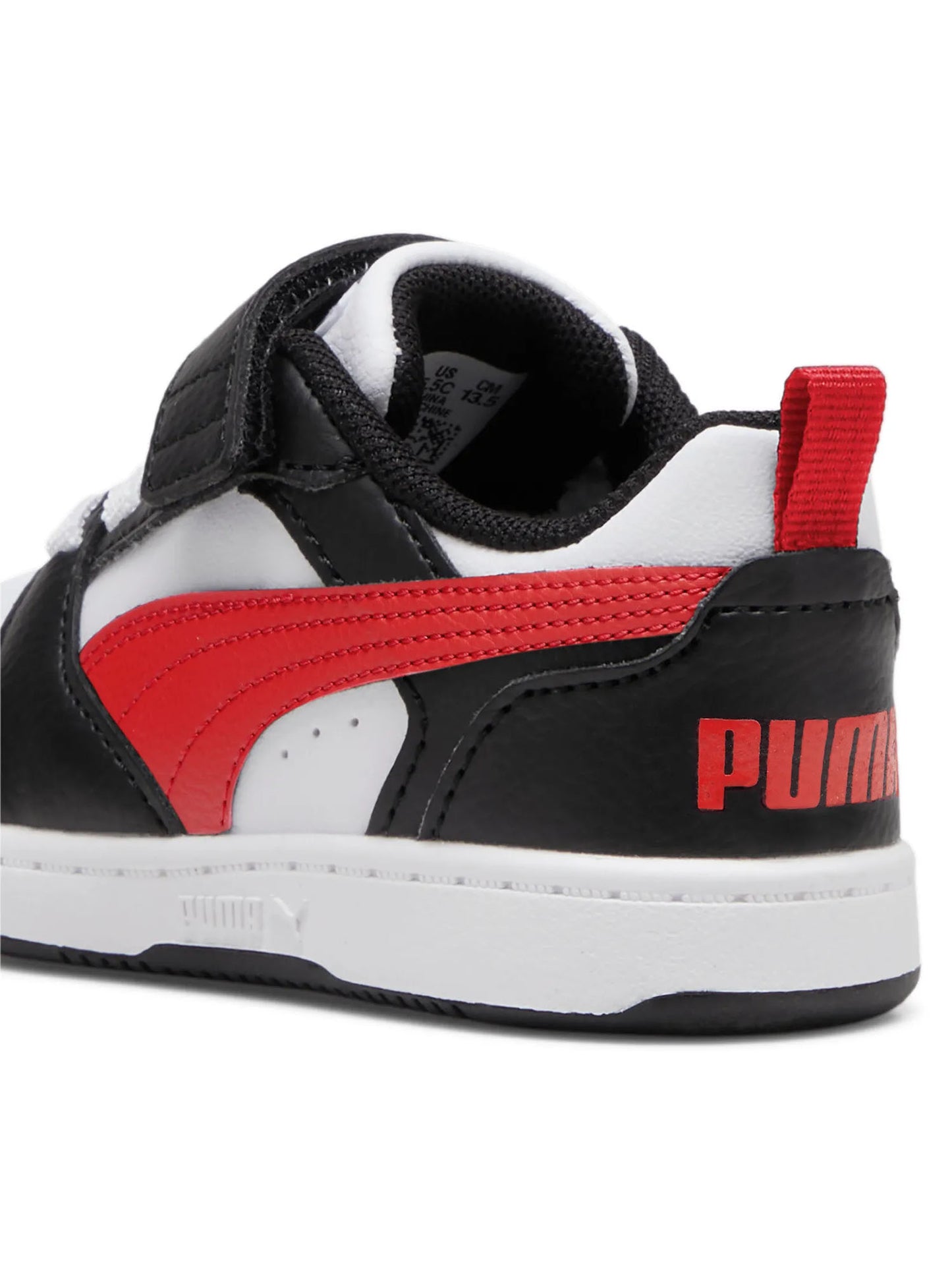 SNEAKERS REBOUND V6 LOW PUMA DA BIMBO BIANCO ROSSO