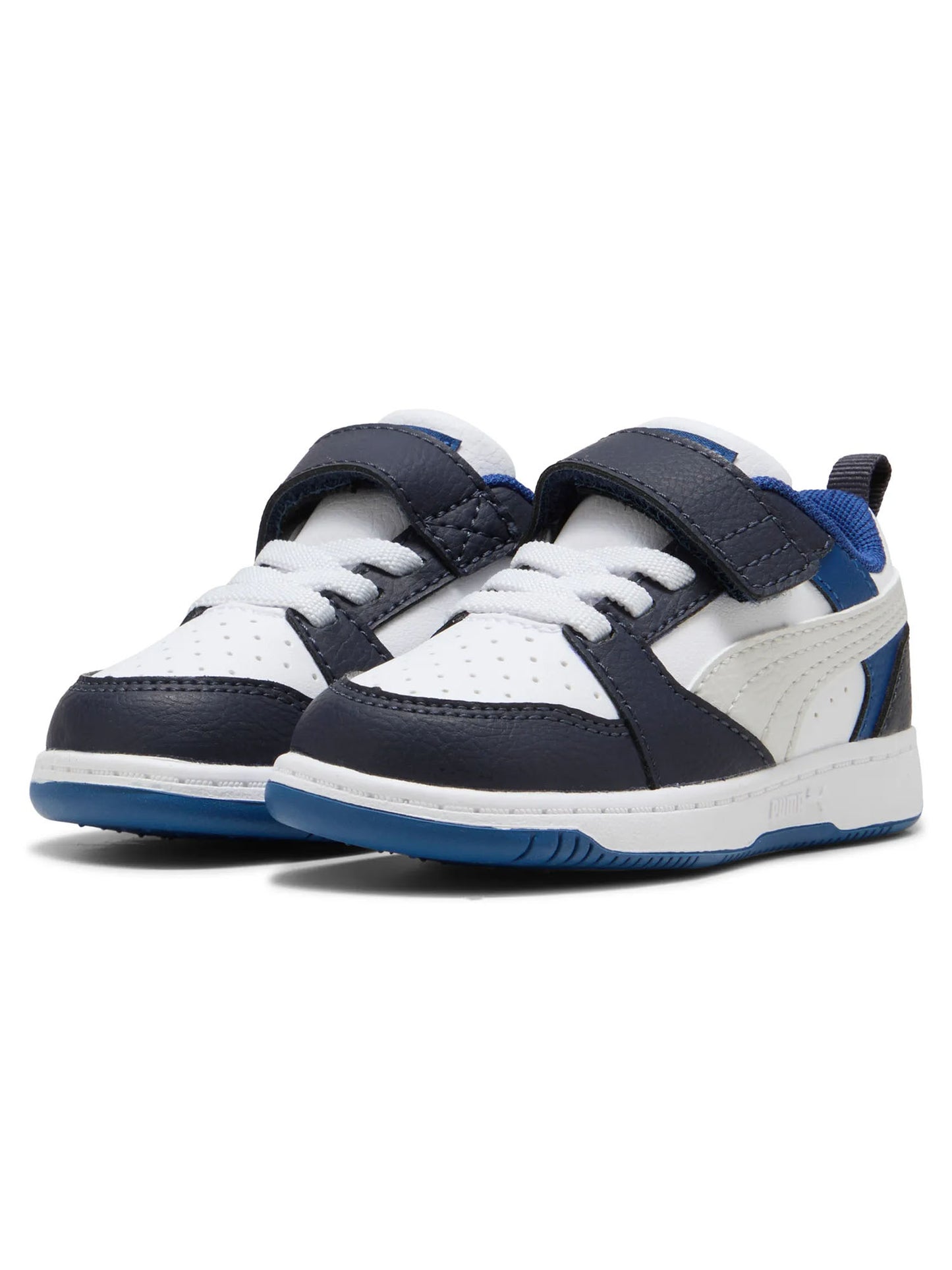 SNEAKERS REBOUND V6 LOW PUMA DA BIMBO BIANCO BLU