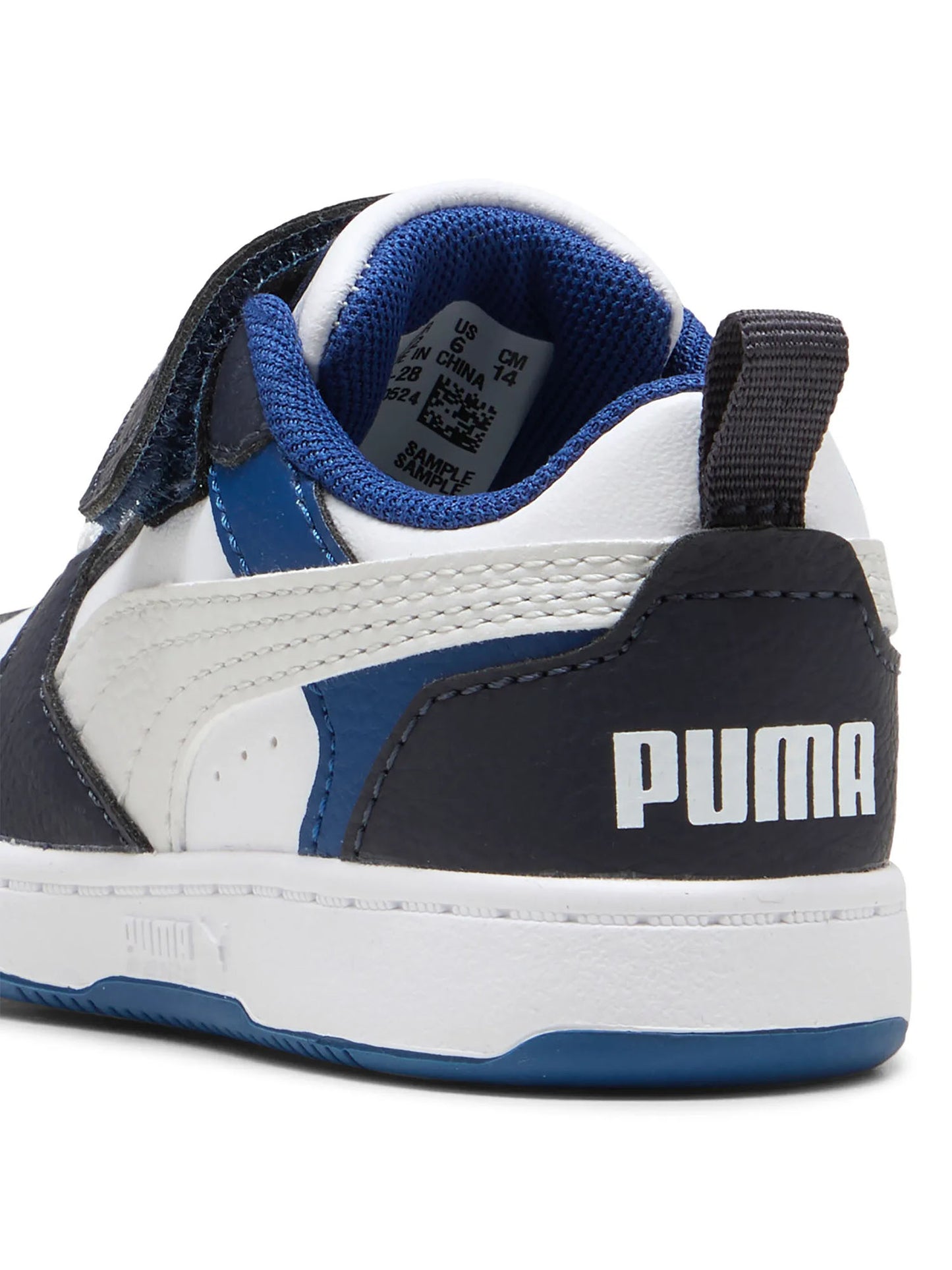 SNEAKERS REBOUND V6 LOW PUMA DA BIMBO BIANCO BLU
