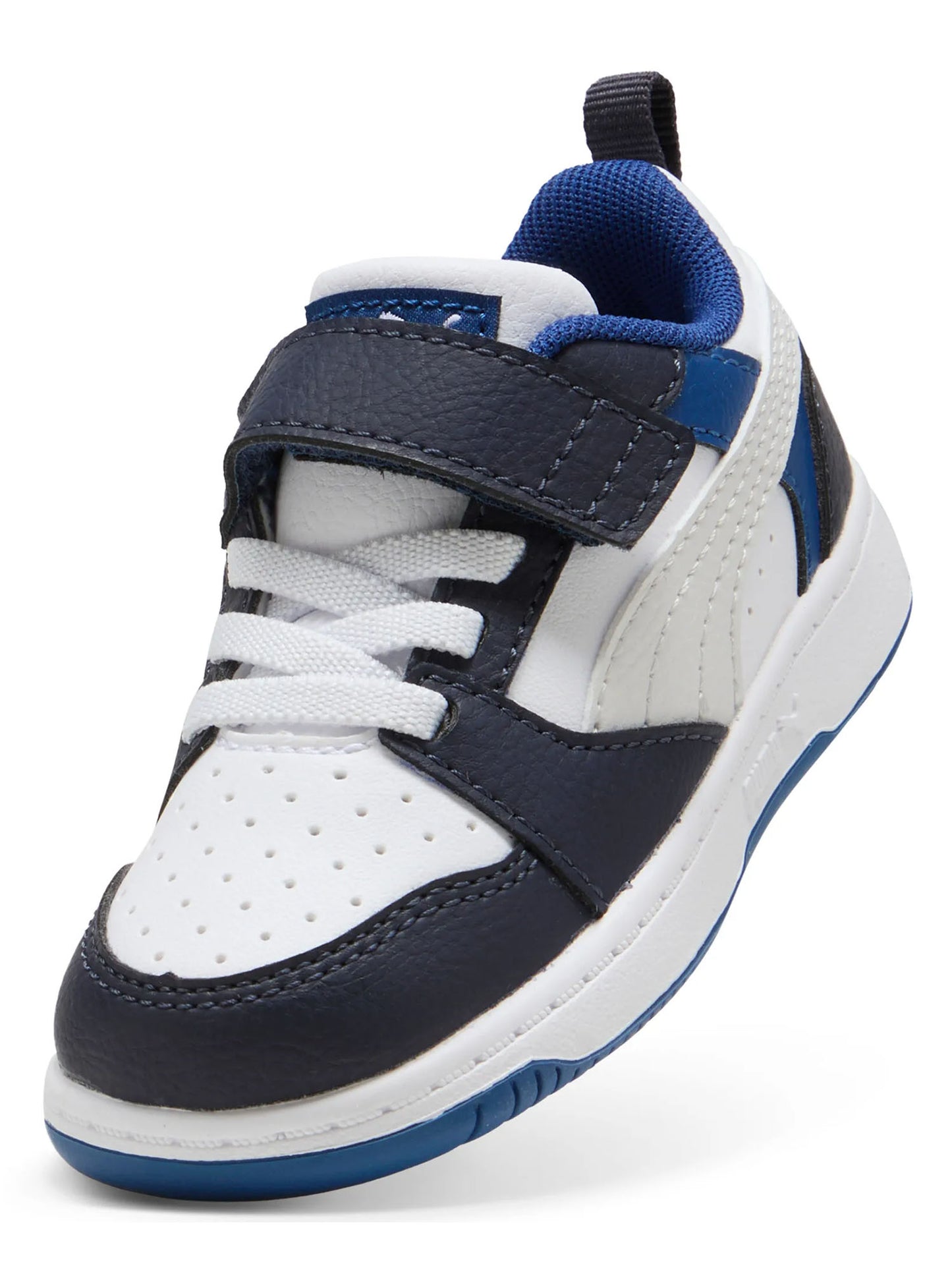 SNEAKERS REBOUND V6 LOW PUMA DA BIMBO BIANCO BLU
