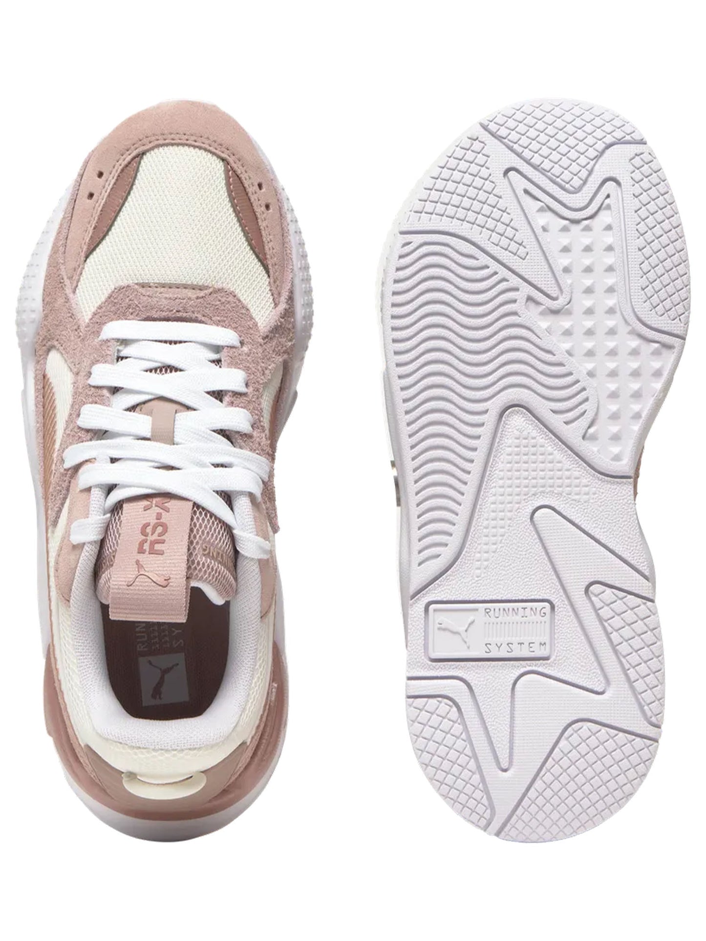 Sneakers Puma RS-X Heritage in scamosciato beige da donna