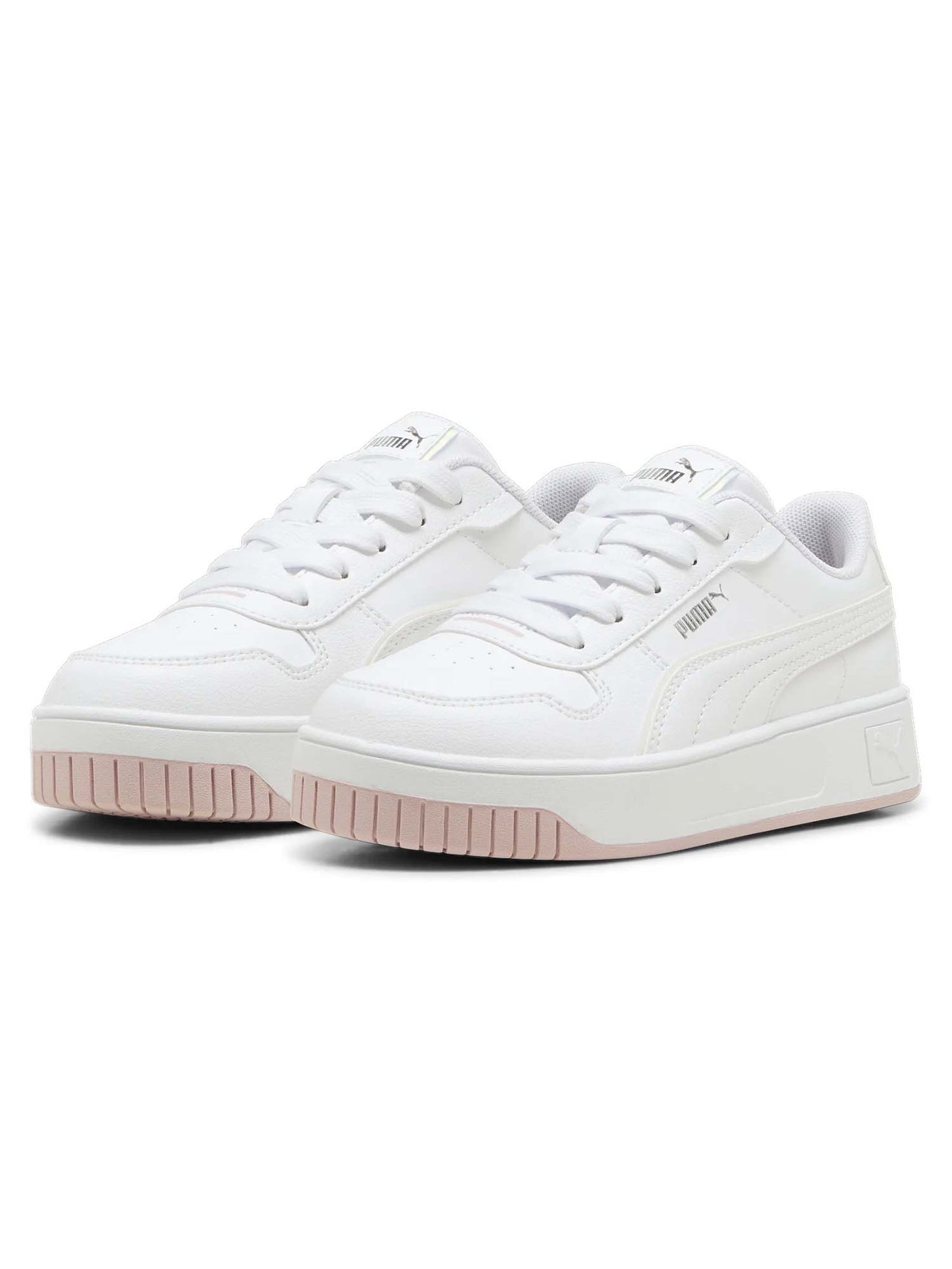 SNEAKERS CARINA STREET HOLO PUMA BAMBINA BIANCO ROSA