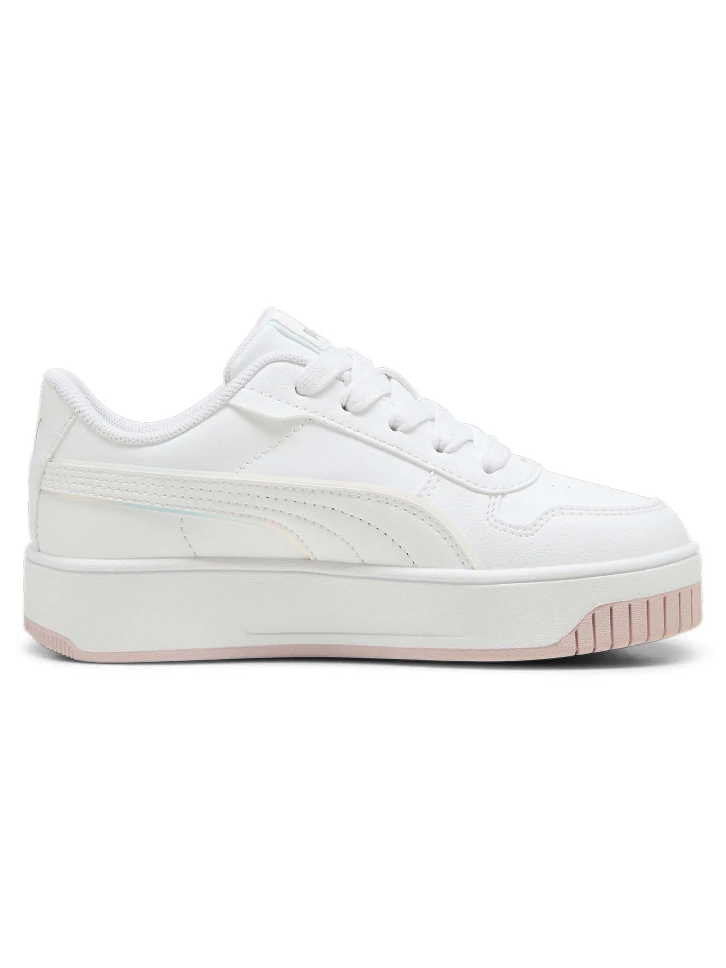 SNEAKERS CARINA STREET HOLO PUMA BAMBINA BIANCO ROSA