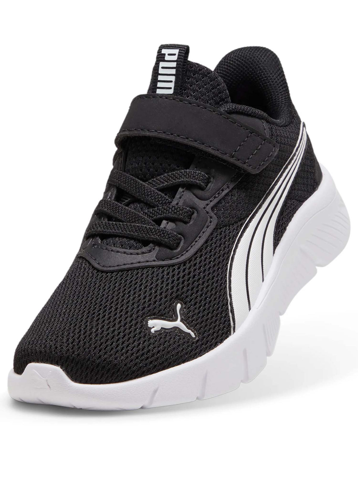 Puma ps flexfocus scarpa running da bambino/a nero-bianco