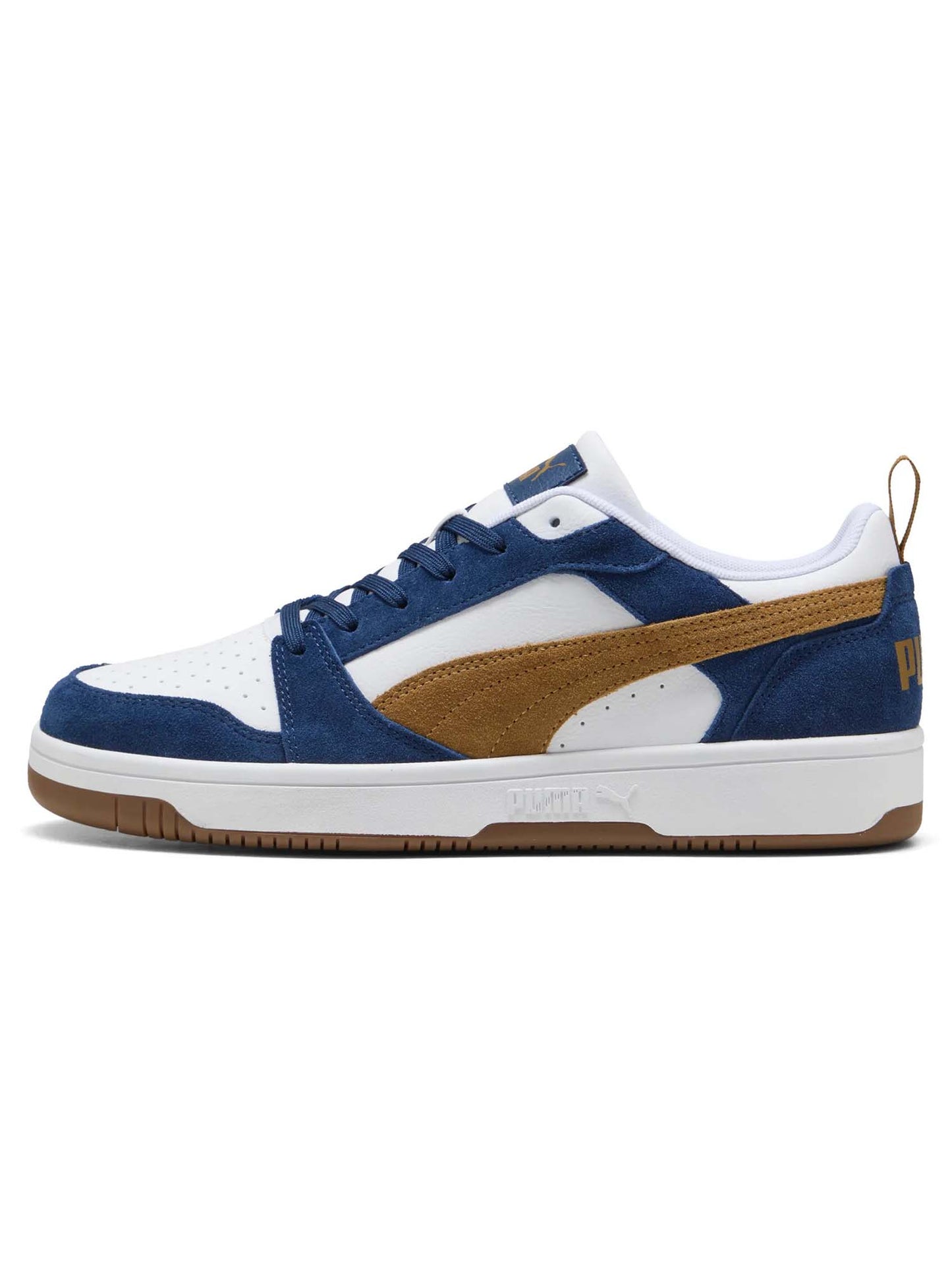 SNEAKERS REBOUND V6 LOW PUMA DA UOMO BIANCO MARRONE