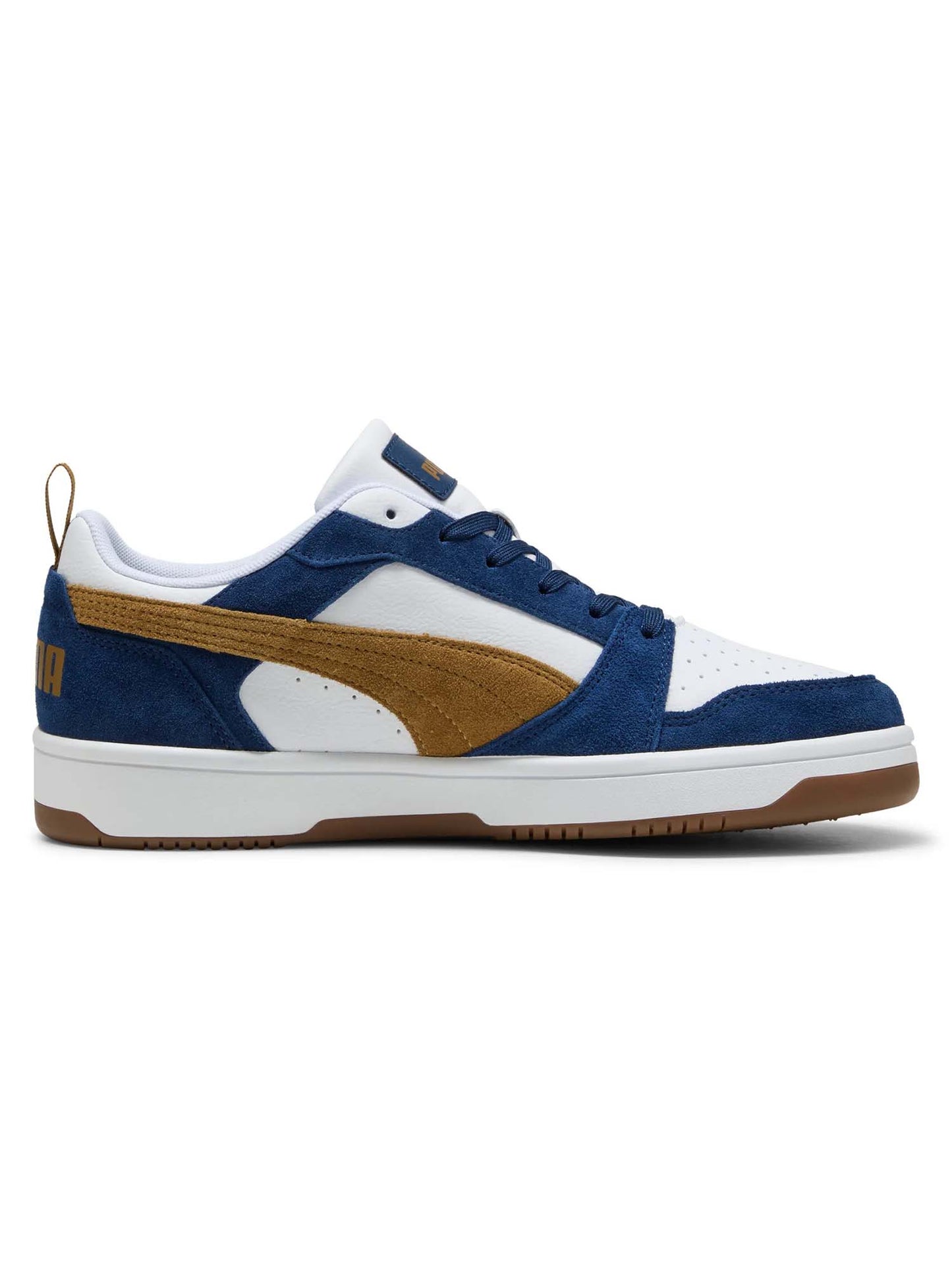 SNEAKERS REBOUND V6 LOW PUMA DA UOMO BIANCO MARRONE