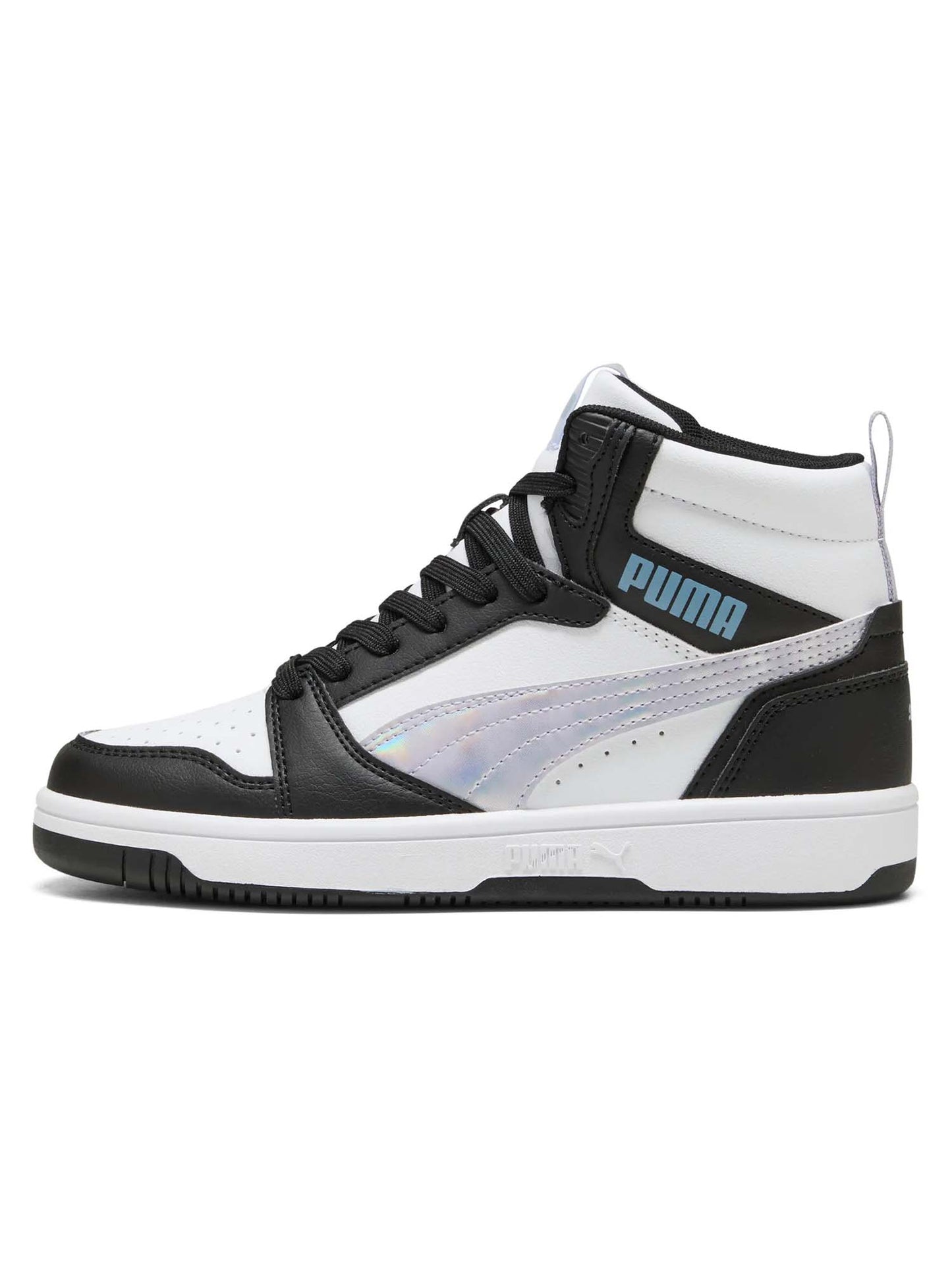 SNEAKERS REBOUND V6 MID PUMA DA RAGAZZA NERO VIOLA