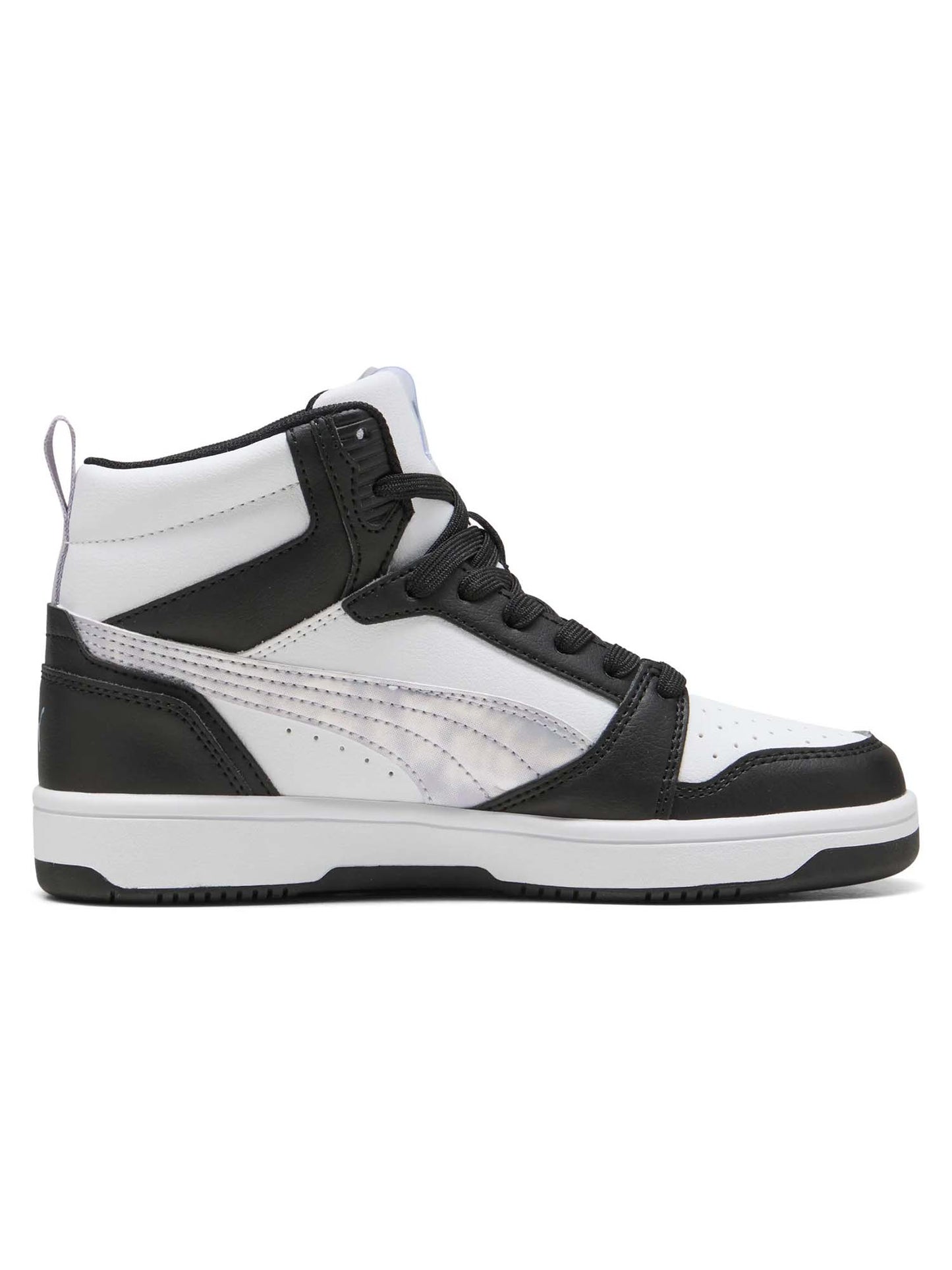 SNEAKERS REBOUND V6 MID PUMA DA RAGAZZA NERO VIOLA