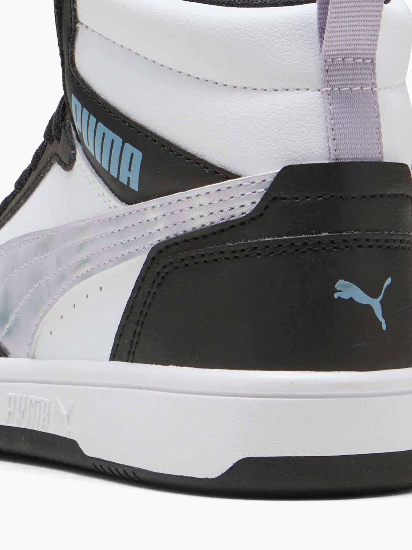 SNEAKERS REBOUND V6 MID PUMA DA RAGAZZA NERO VIOLA