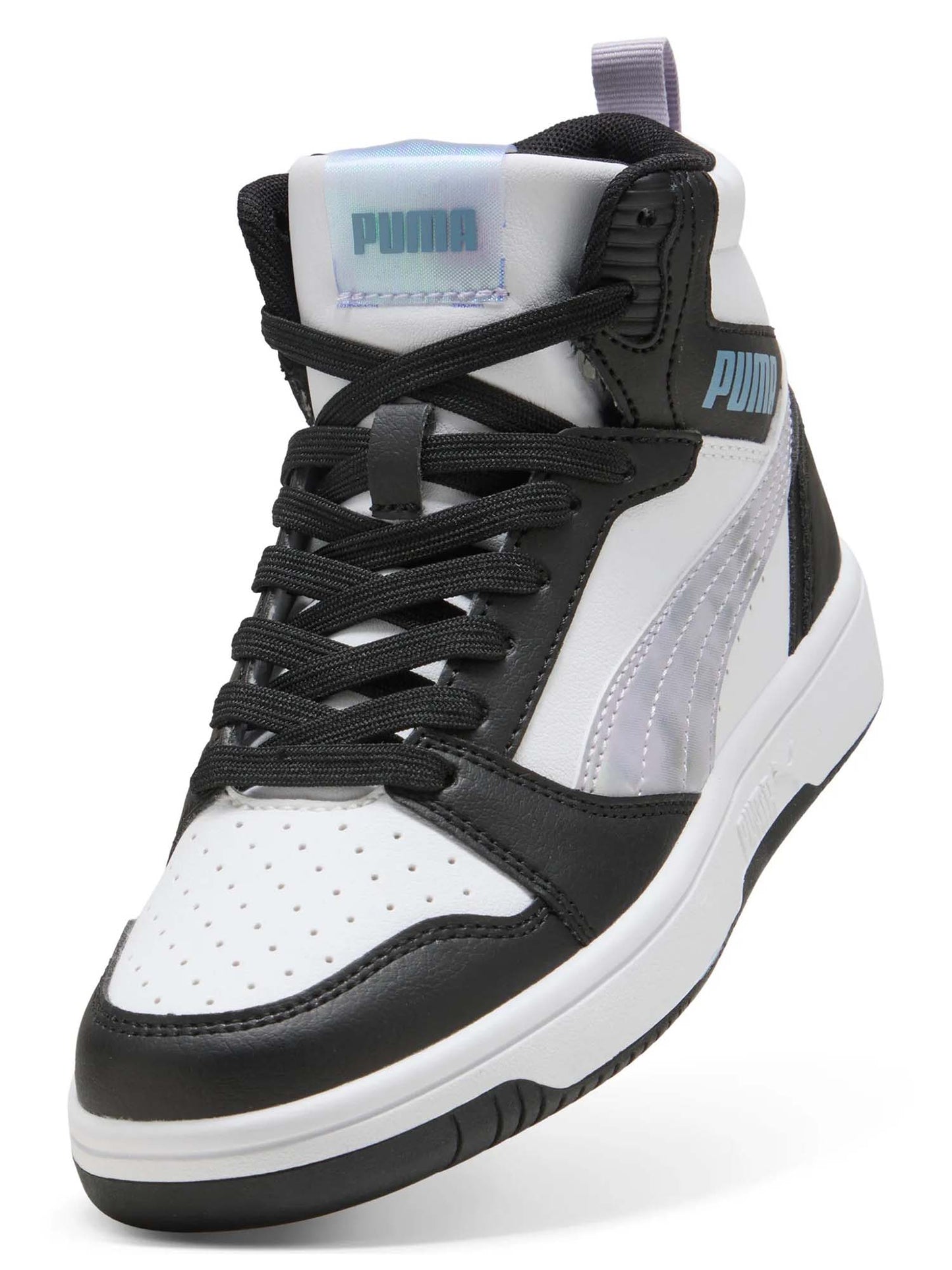 SNEAKERS REBOUND V6 MID PUMA DA RAGAZZA NERO VIOLA