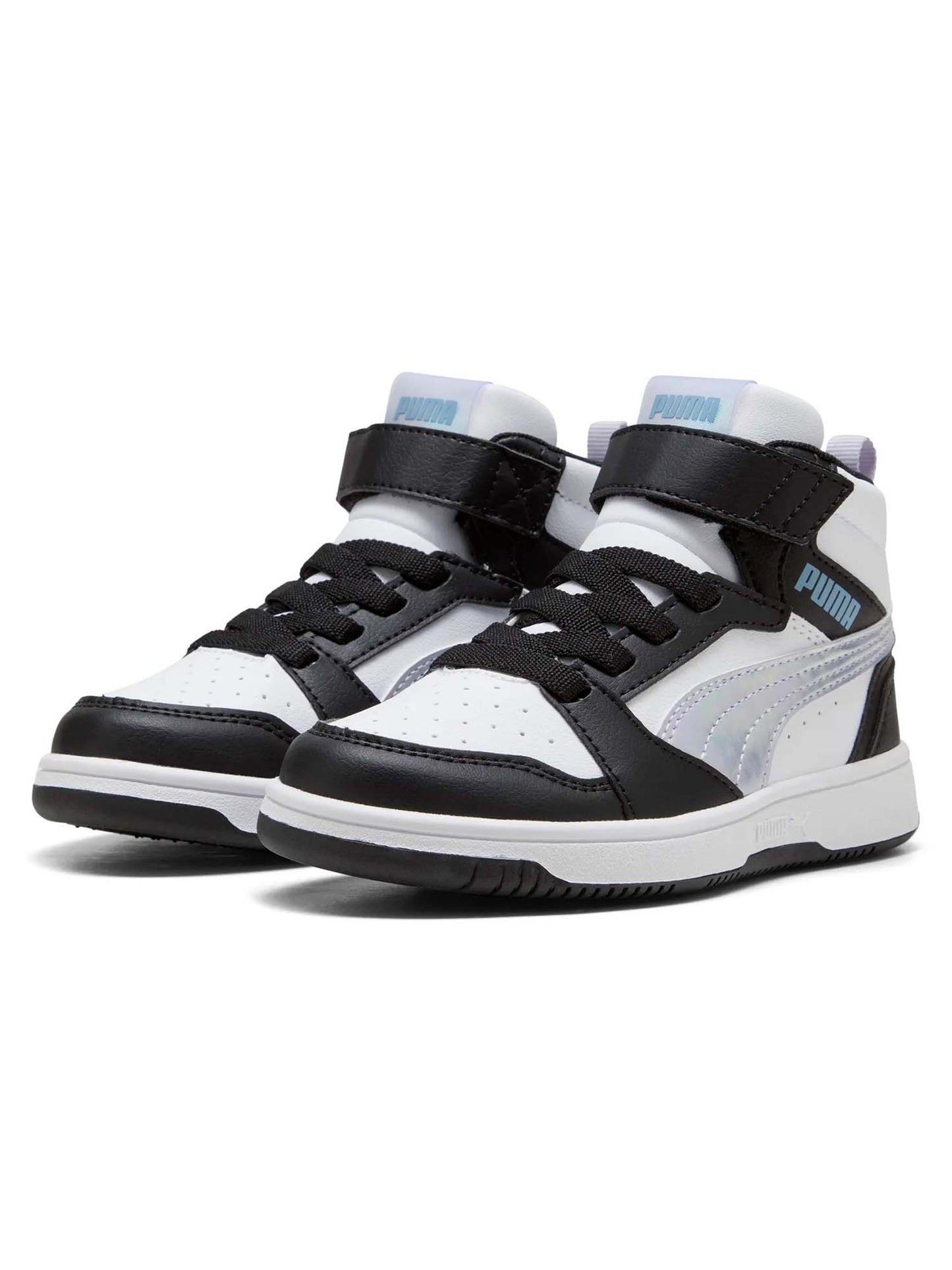 SNEAKERS ALTA REBOUND V6 MID PUMA DA BAMBINA NERO VIOLA