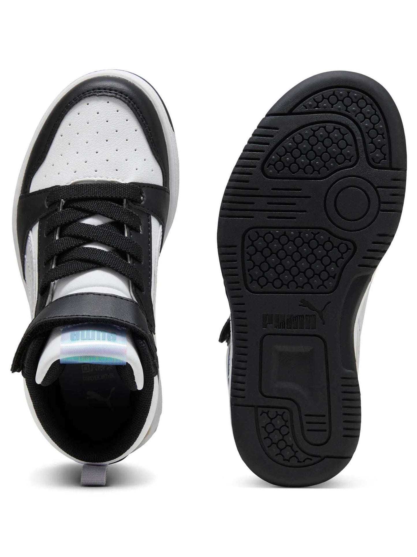 SNEAKERS ALTA REBOUND V6 MID PUMA DA BAMBINA NERO VIOLA