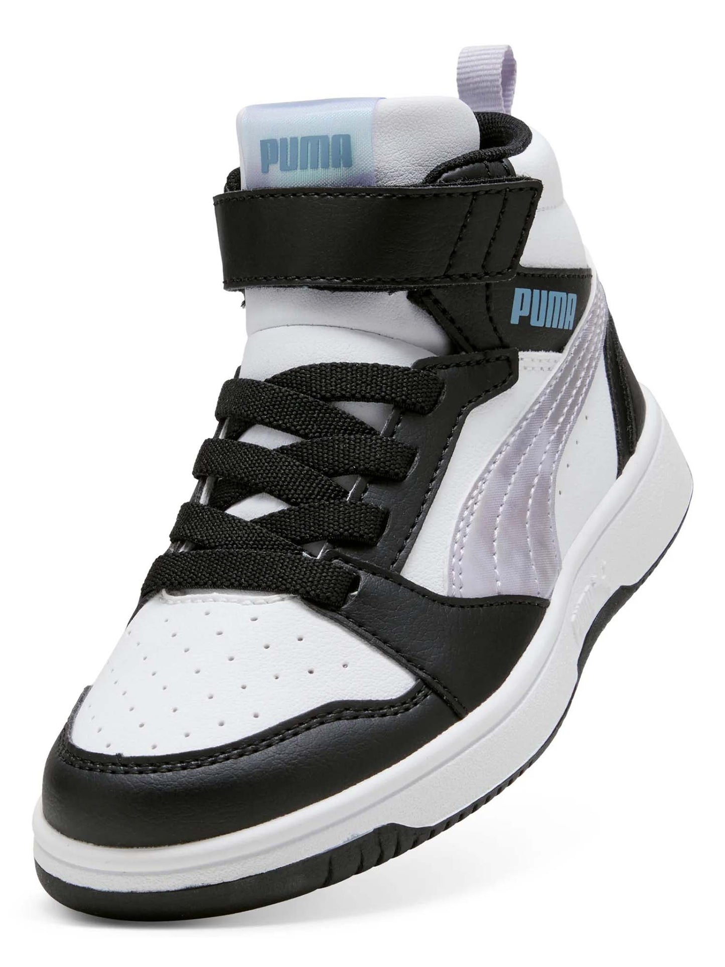 SNEAKERS ALTA REBOUND V6 MID PUMA DA BAMBINA NERO VIOLA