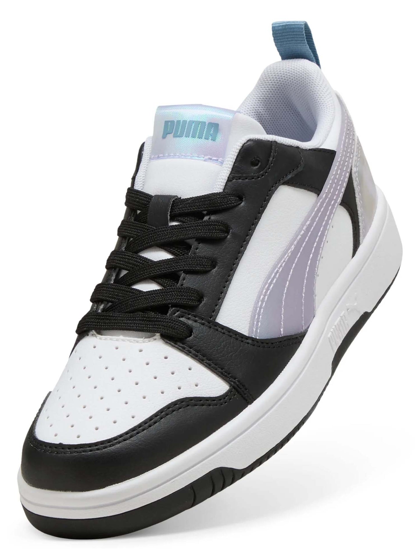 SNEAKERS REBOUND V6 LOW SPACE BELLE PUMA DA RAGAZZA NERO VIOLA