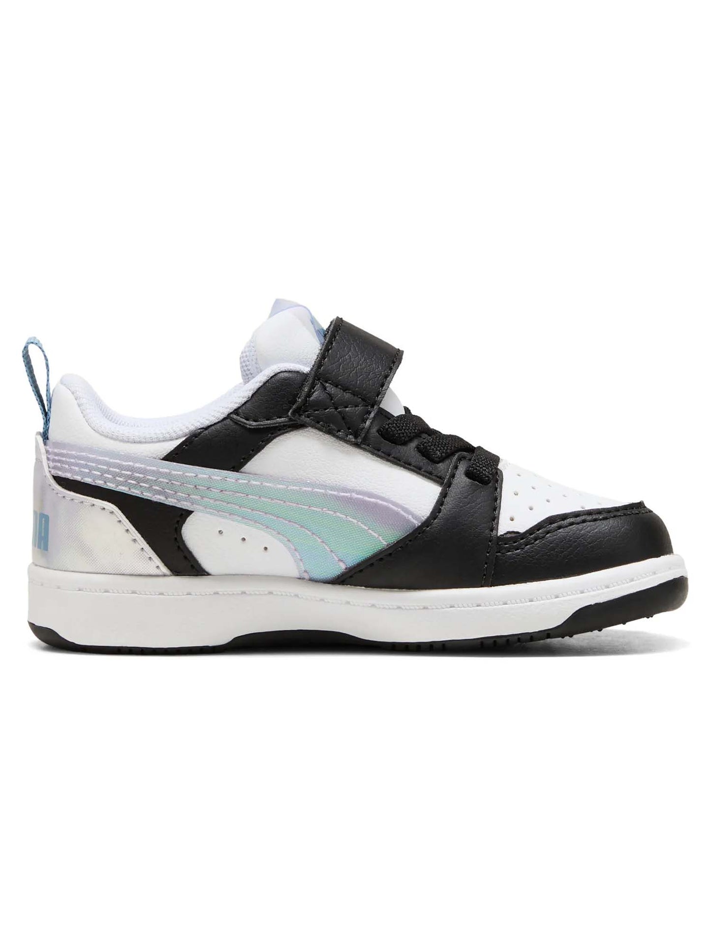 SNEAKERS REBOUND V6 LOW SPACE BELLE PUMA DA BAMBINA BIANCO VIOLA