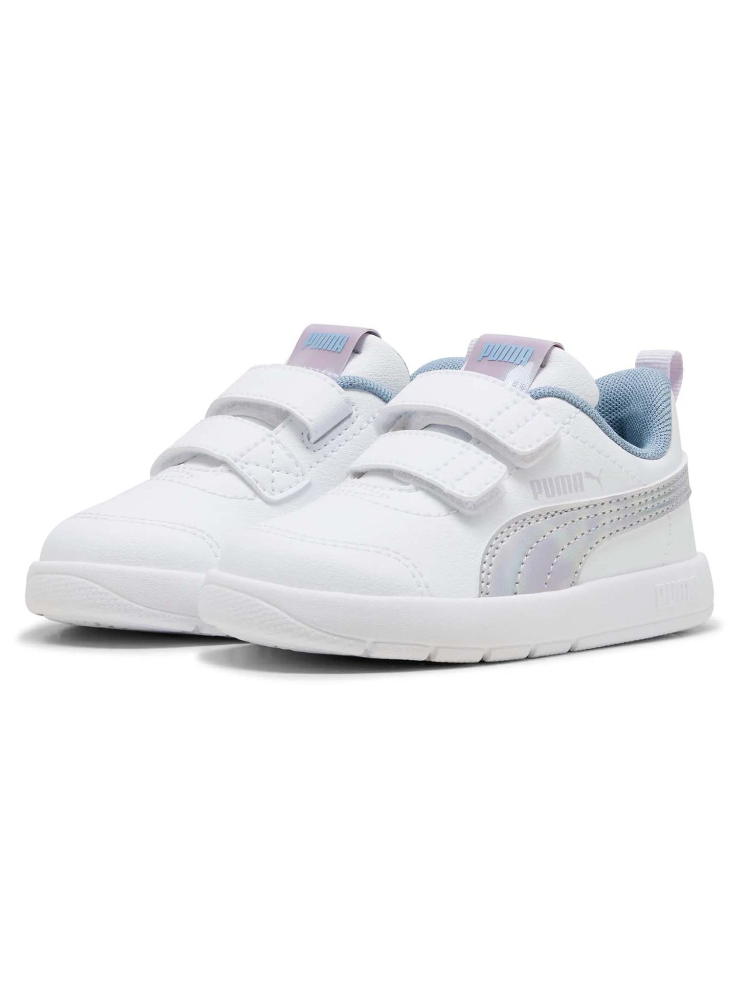SNEAKERS COURTFLEX V3 PUMA BIANCO ARGENTO