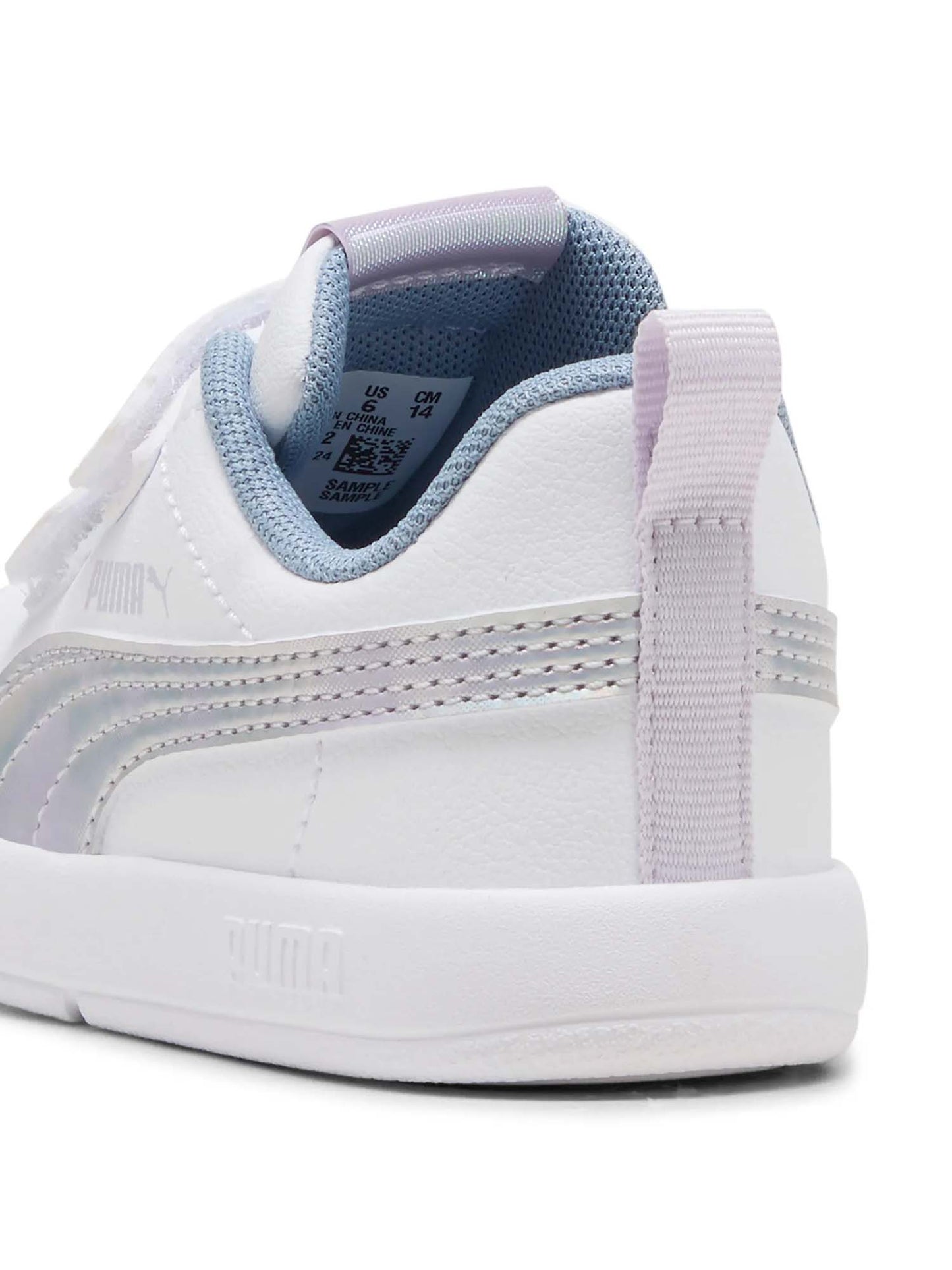 SNEAKERS COURTFLEX V3 PUMA BIANCO ARGENTO