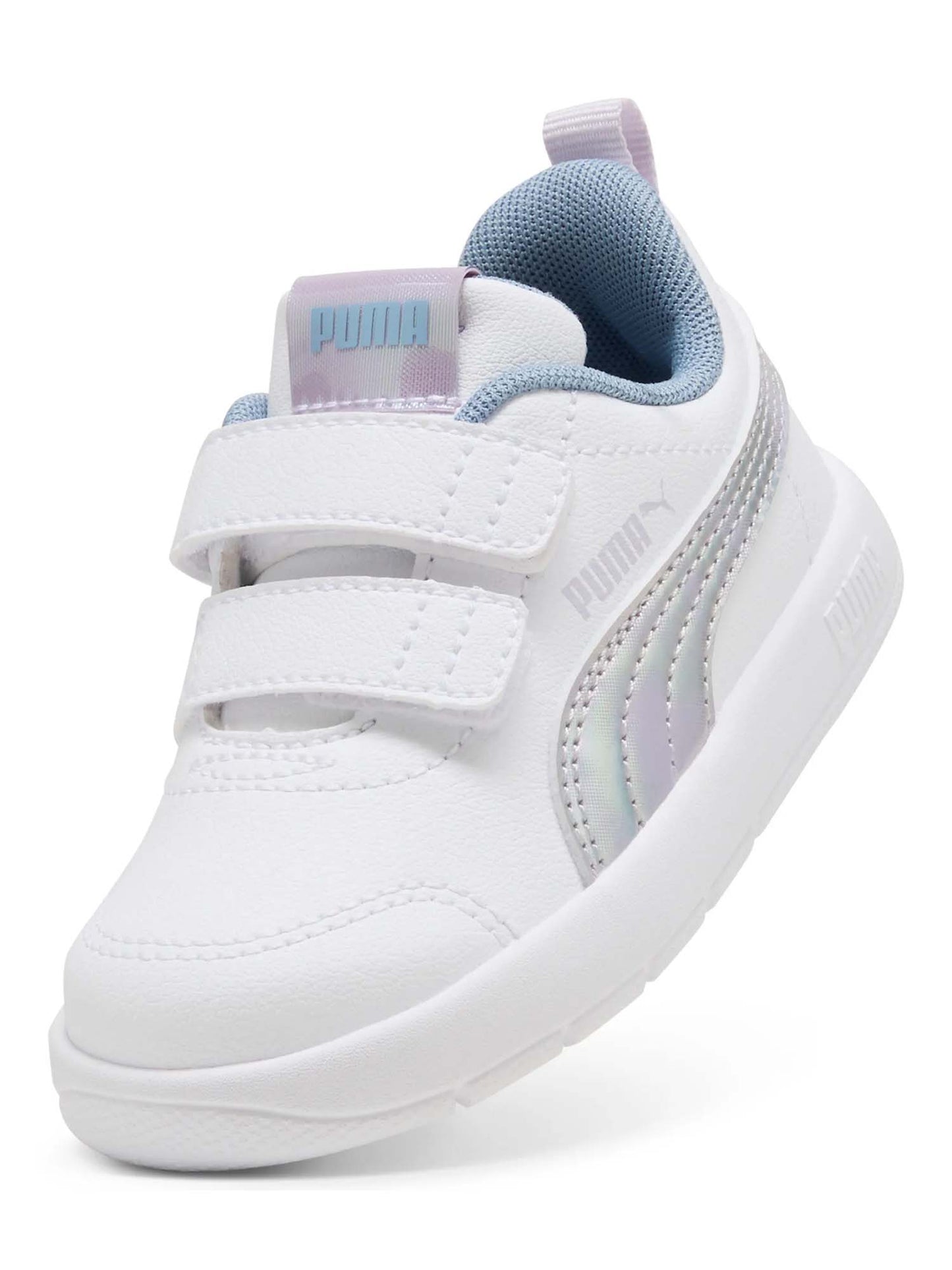 SNEAKERS COURTFLEX V3 PUMA BIANCO ARGENTO