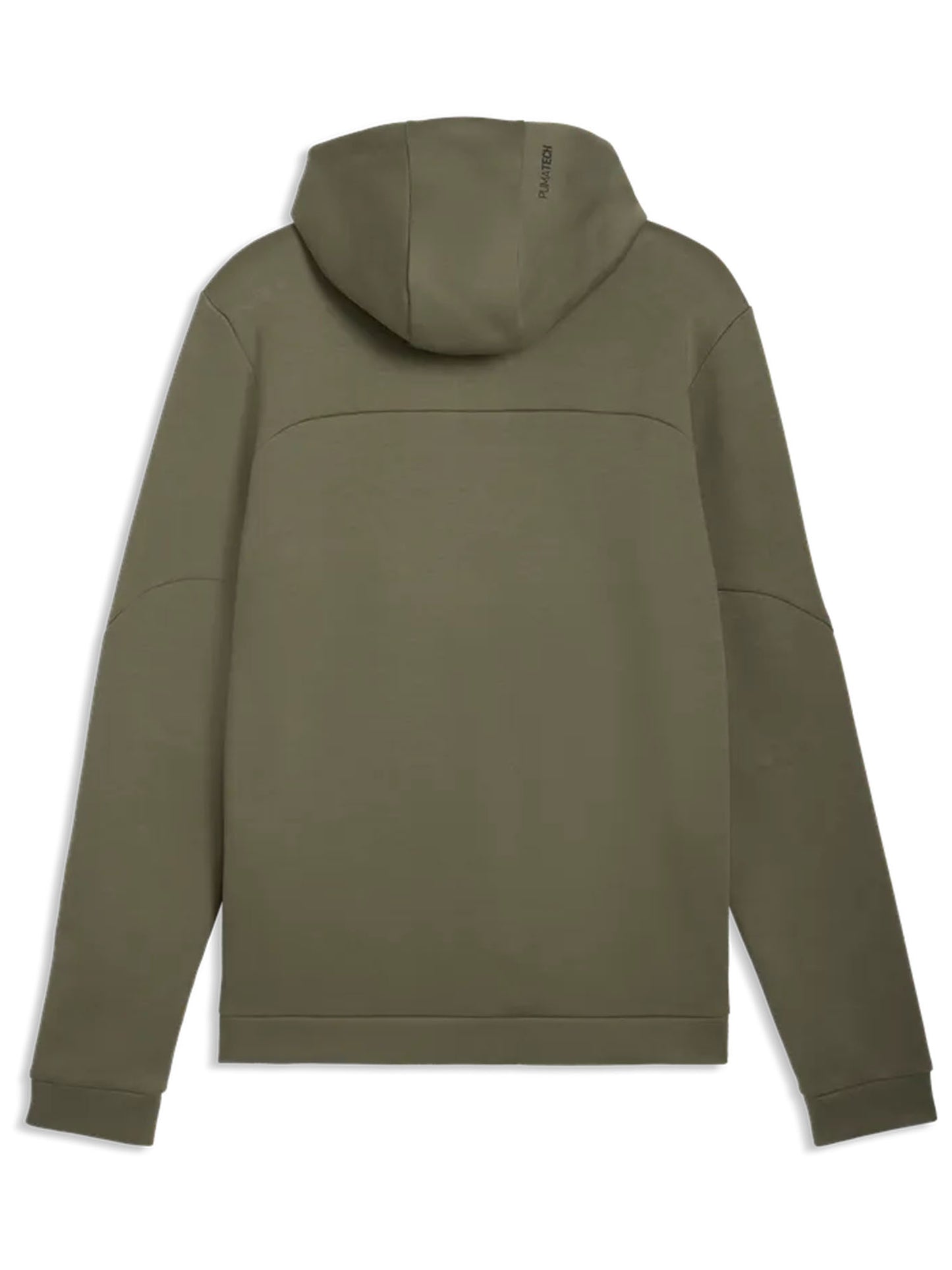 Felpa con cappuccio Puma PUMATECH full zip uomo verde