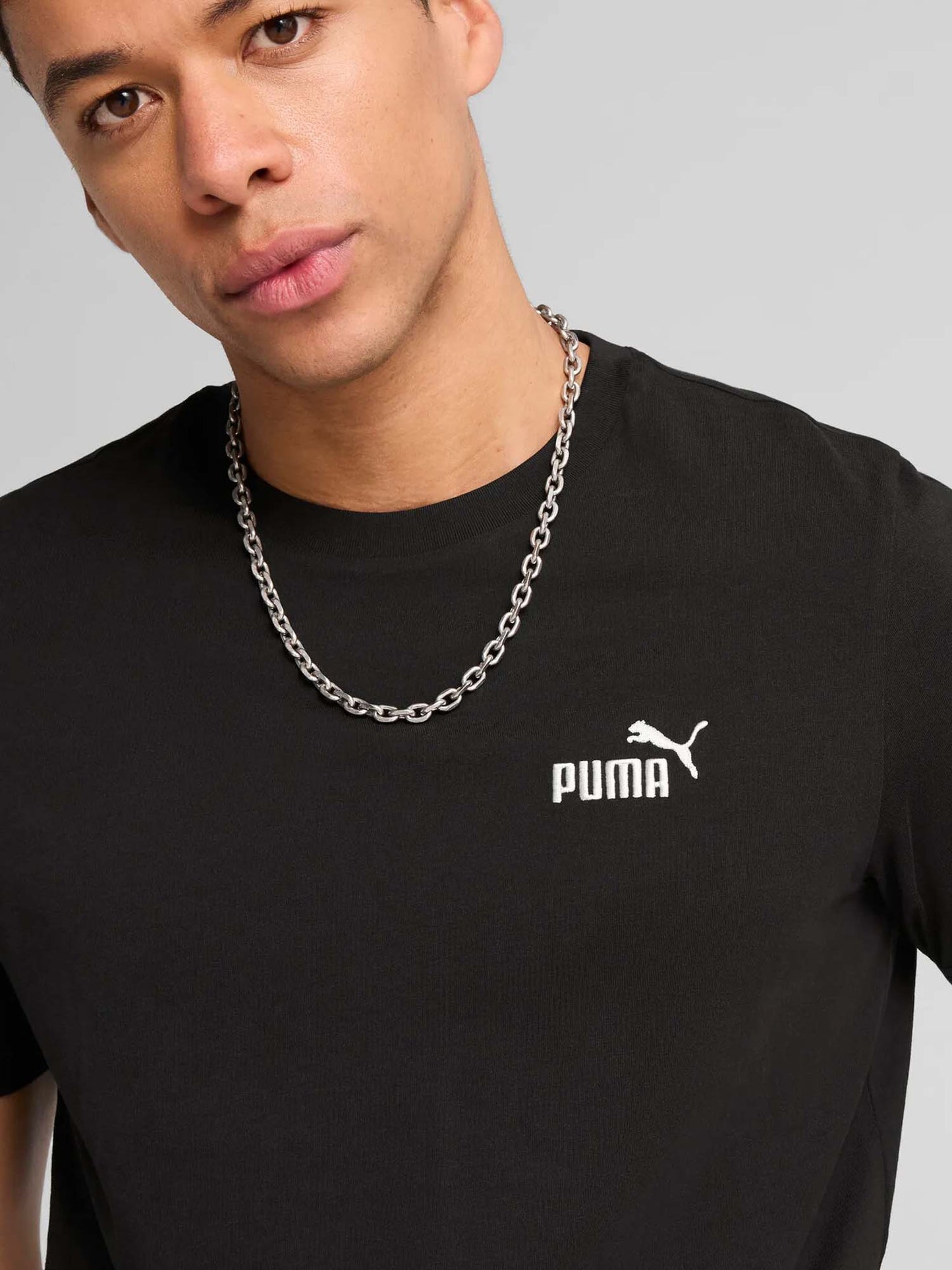 T-SHIRT ESSENTIAL SMALL LOGO PUMA UOMO NERO