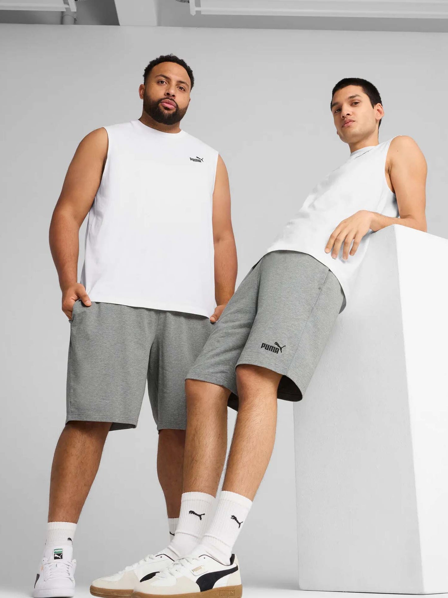 SHORT SPORTIVO PUMA DA UOMO GRIGIO