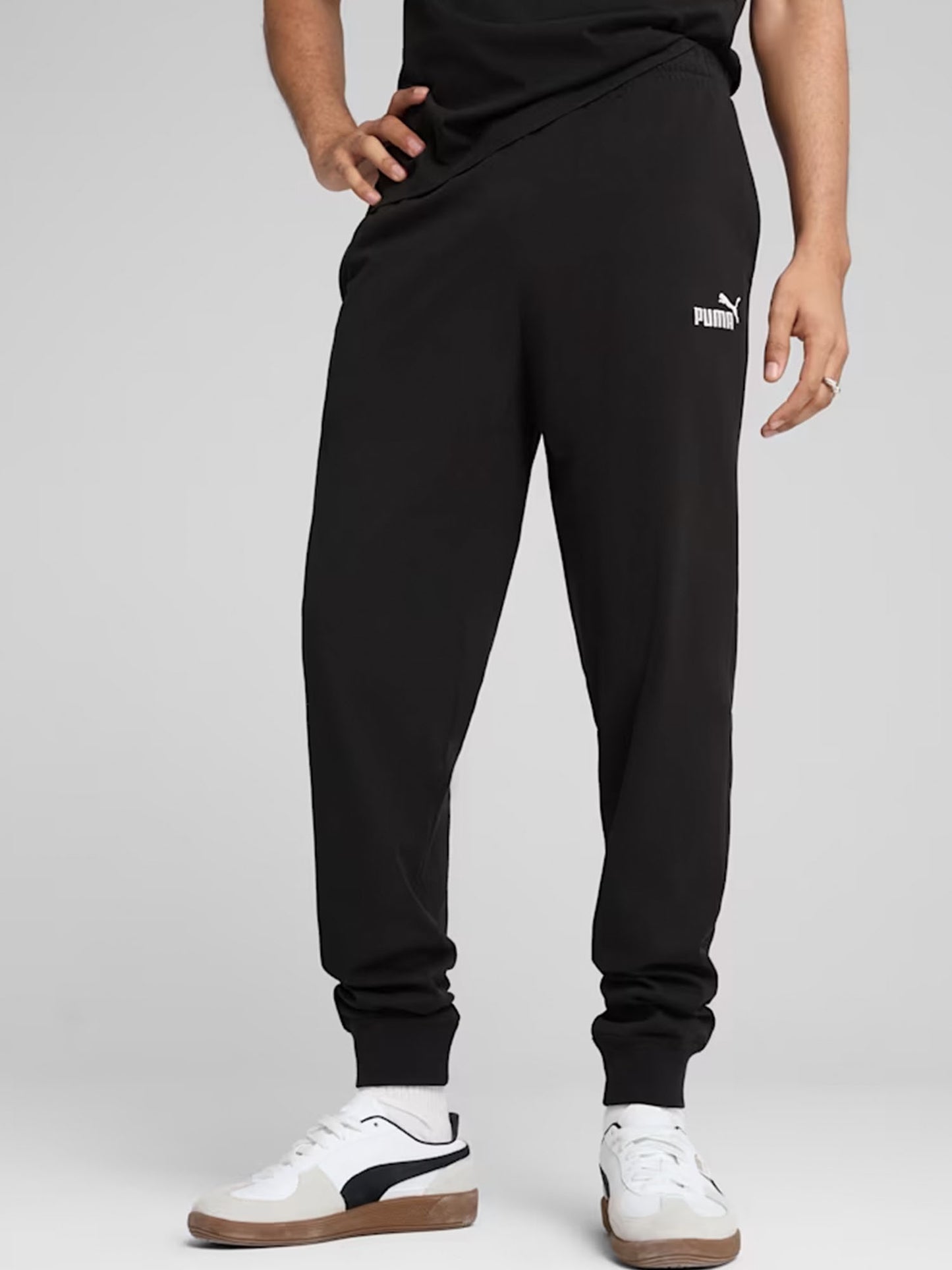 PANTALONE IN JERSEY PUMA UOMO NERO