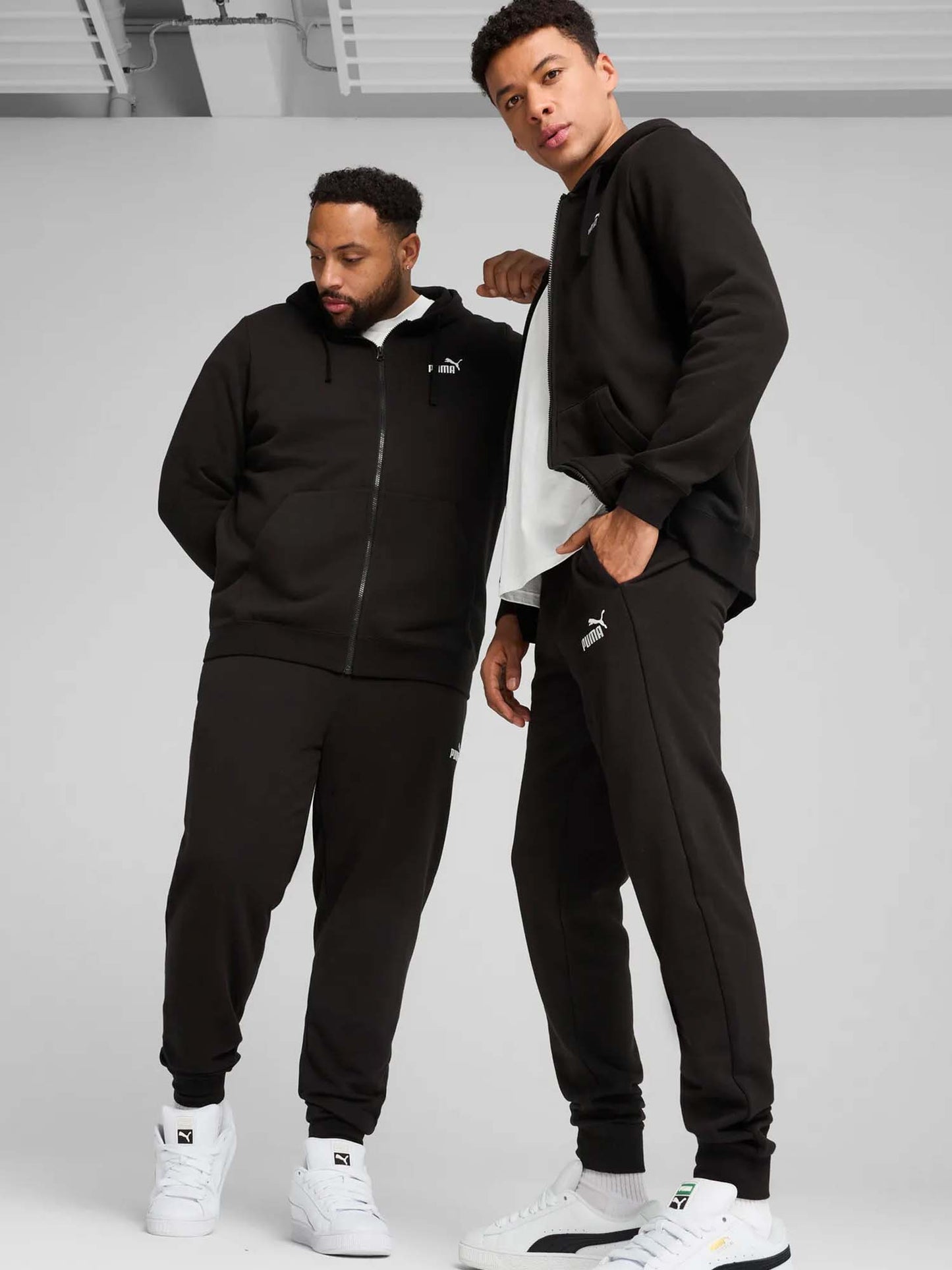 PANTALONE TUTA SLIM FT PUMA DA UOMO NERO
