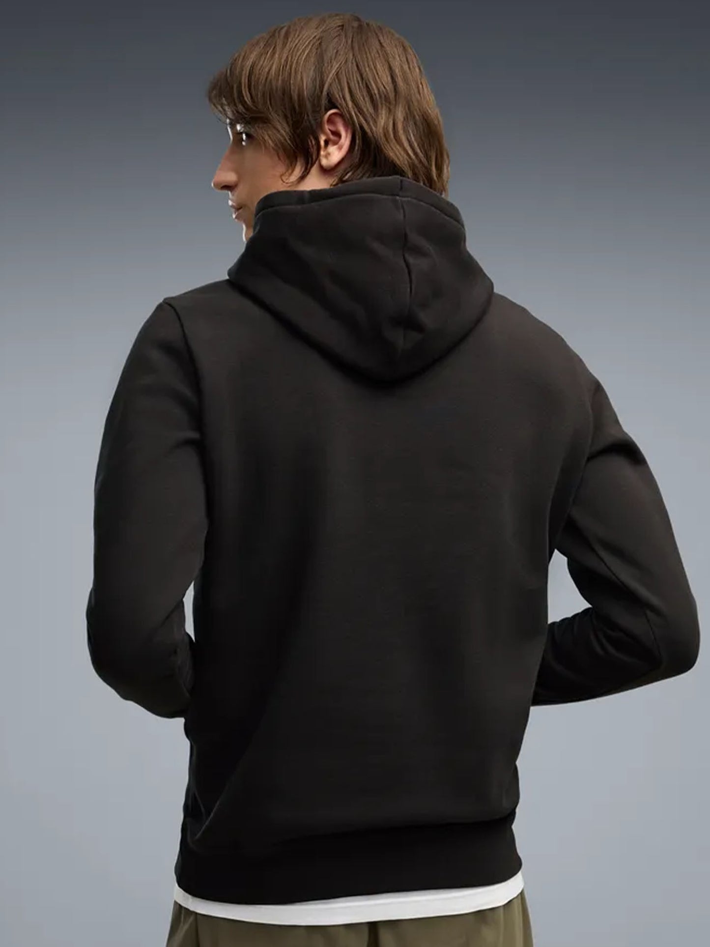 Puma Ess 2 Colour No 1 Logo Hoodie, felpa da uomo nera